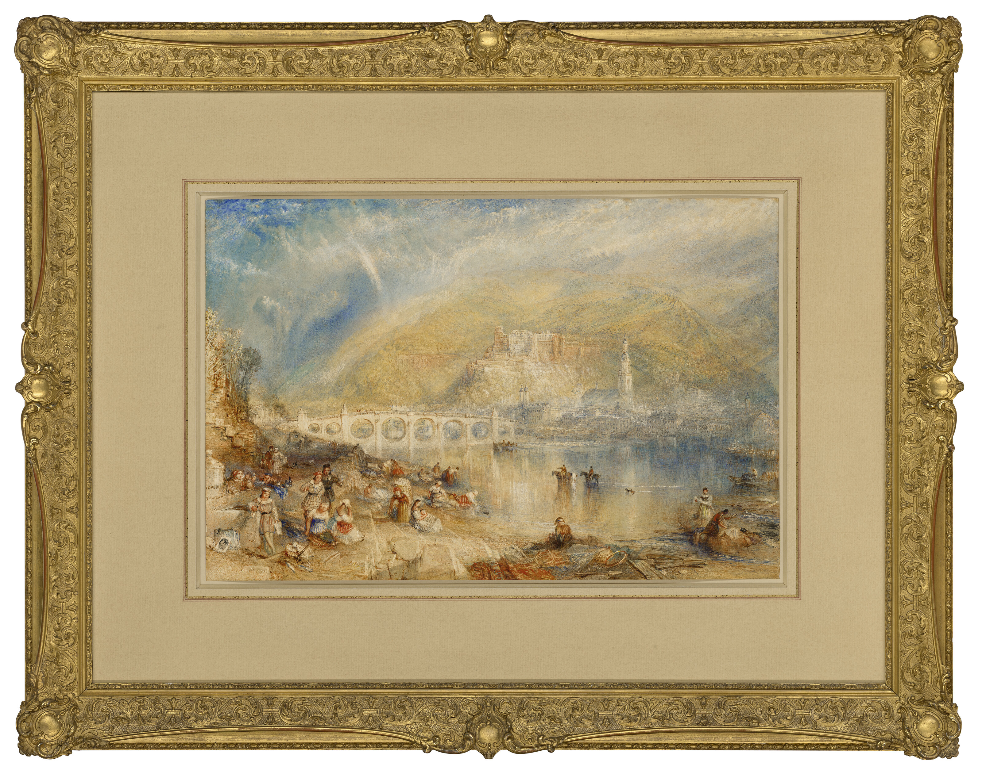 Joseph Mallord William Turner — Гейдельберг, с радугой, изображение 2