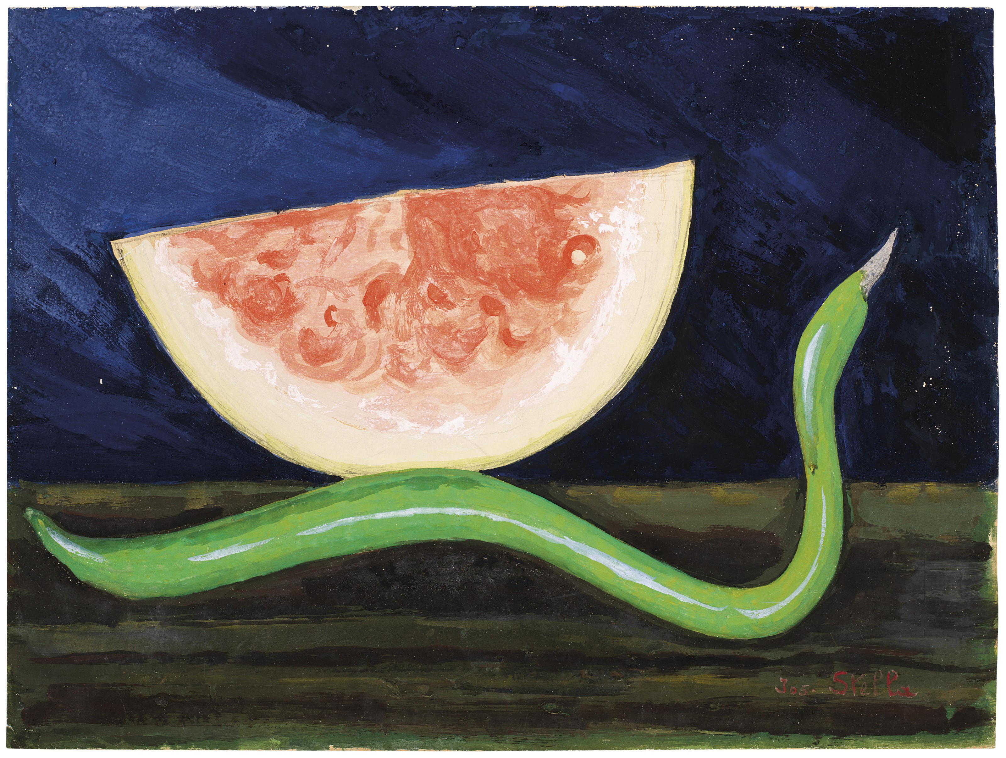 Joseph Stella — Арбуз и цуккини
