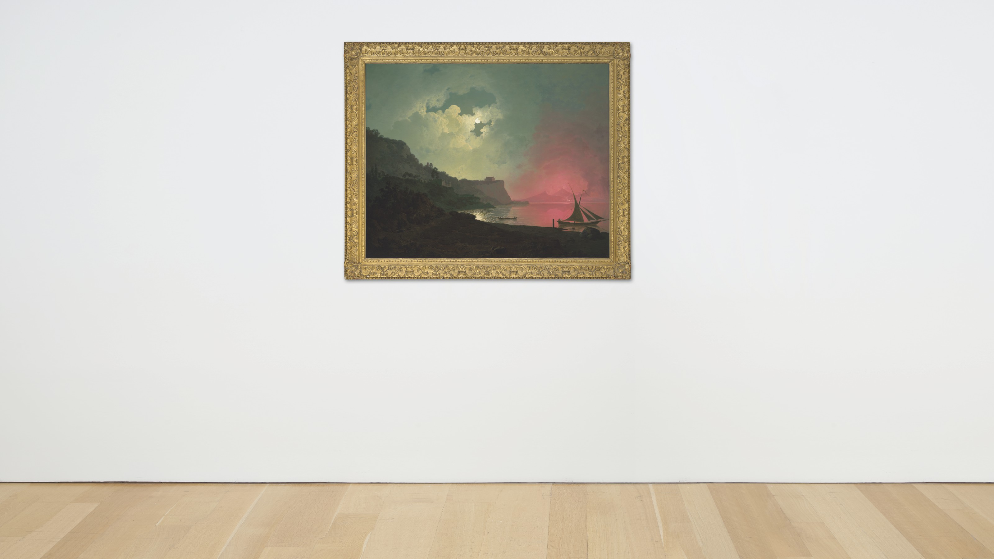 Joseph Wright Of Derby — Везувий во время извержения, вид с Позиллипо, изображение 5