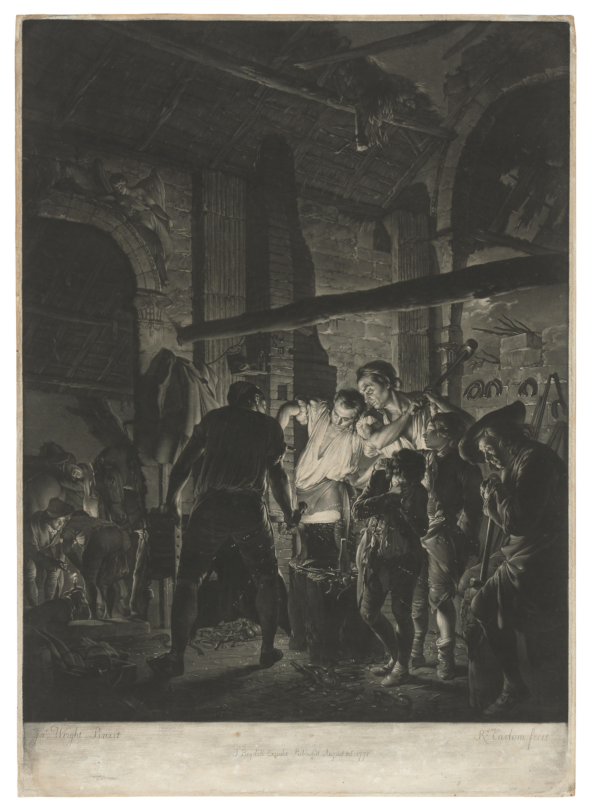 Joseph Wright Of Derby — Кузница