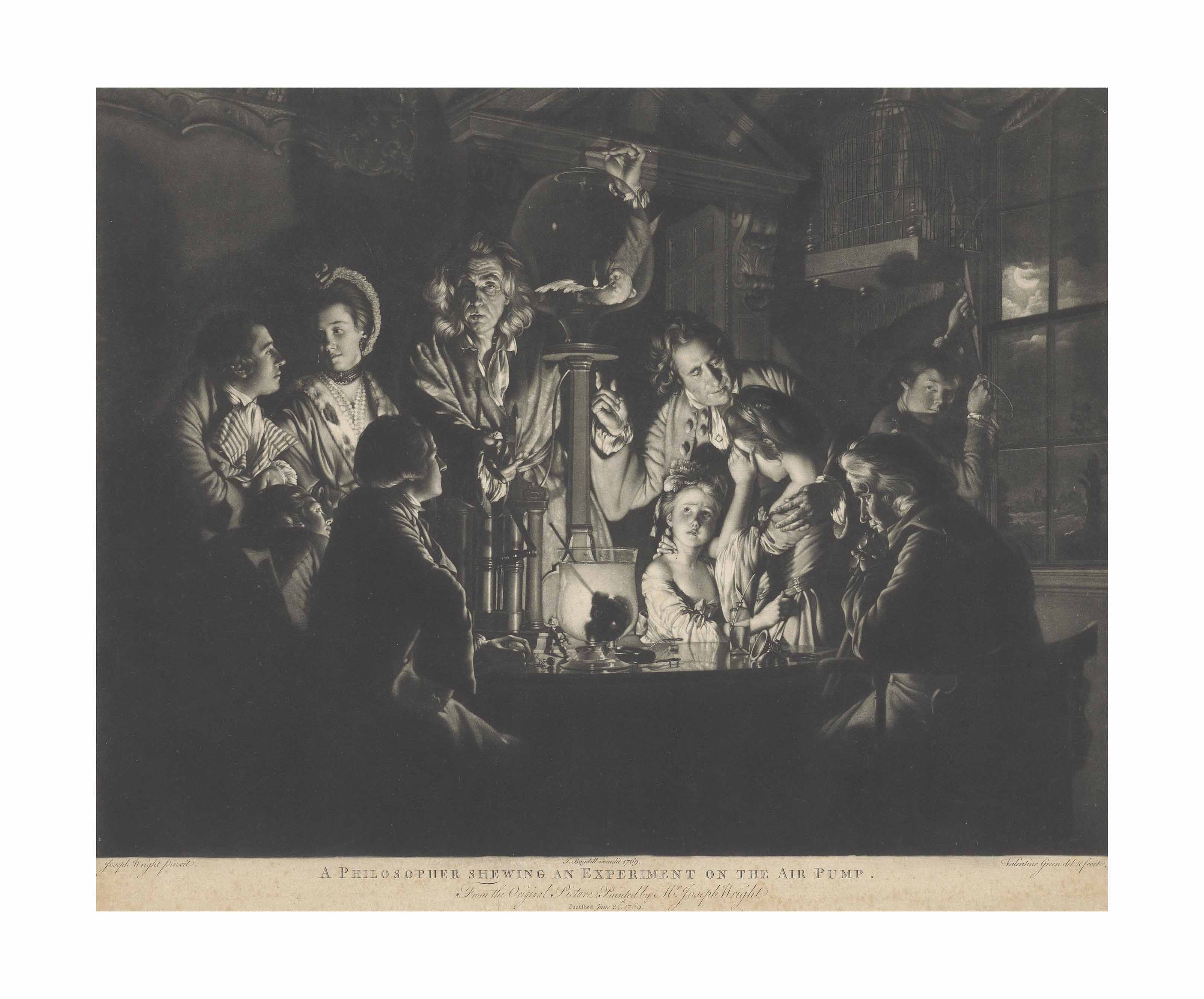 Joseph Wright Of Derby — Философ, демонстрирующий эксперимент с воздушным насосом