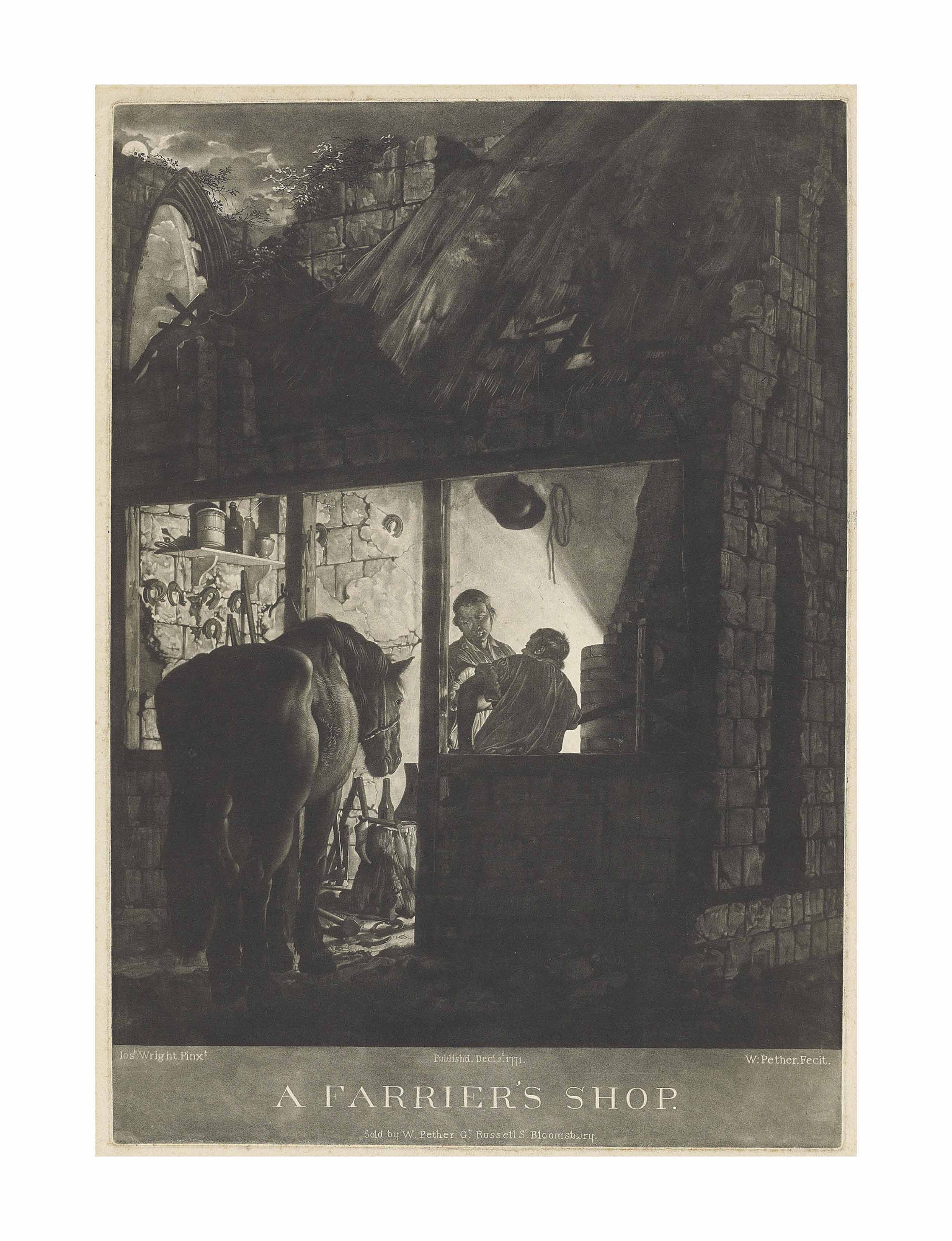 Joseph Wright Of Derby — Кузнечная мастерская