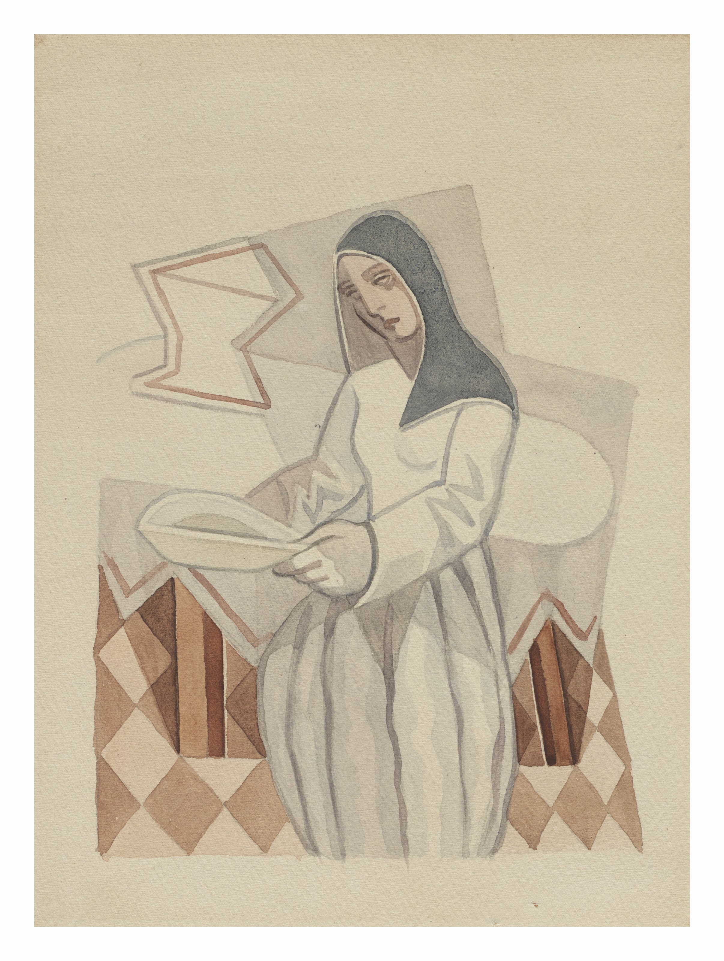 Juan Gris — Религиозная женщина