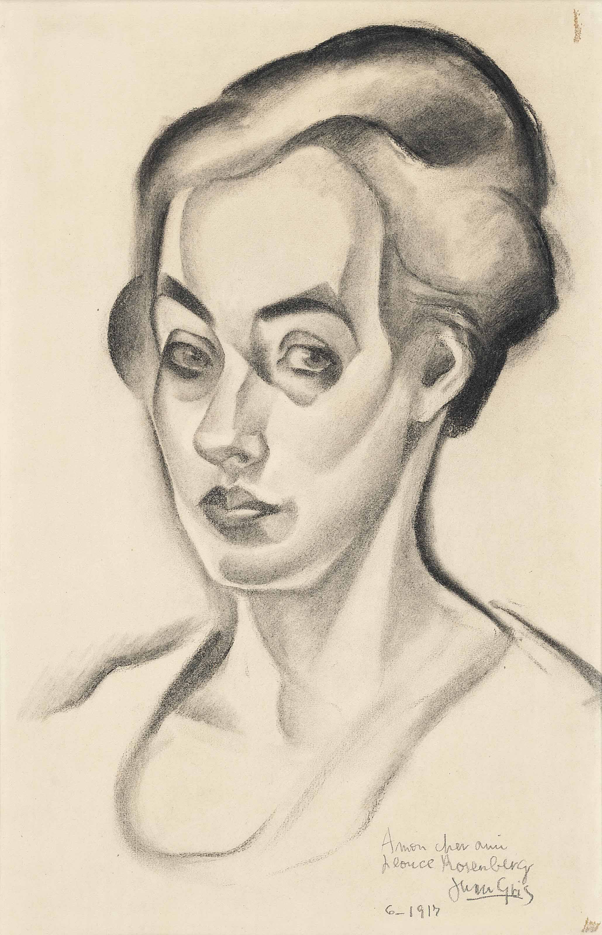 Juan Gris — Женский портрет