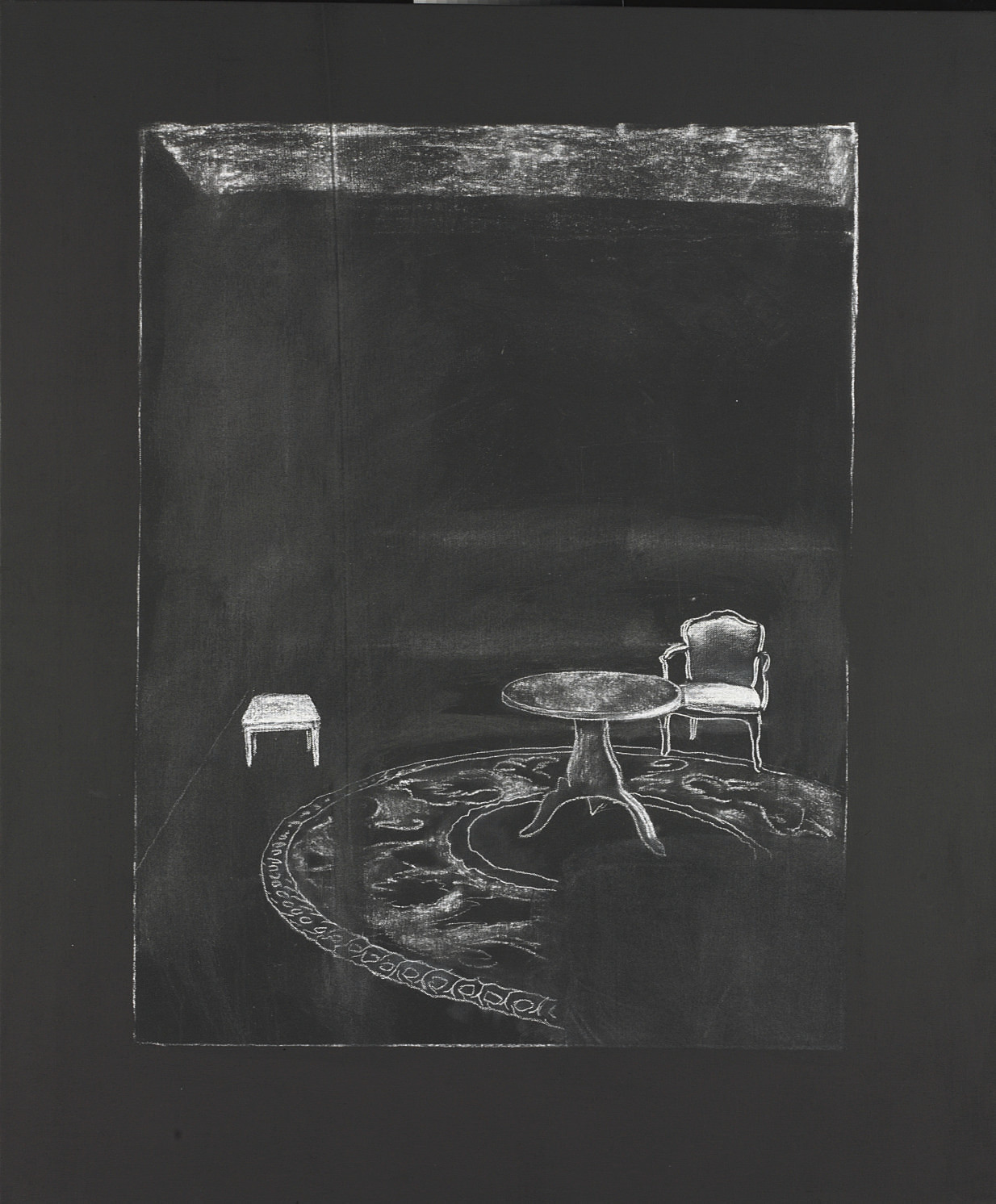 Juan Muñoz — Рисунок плаща I