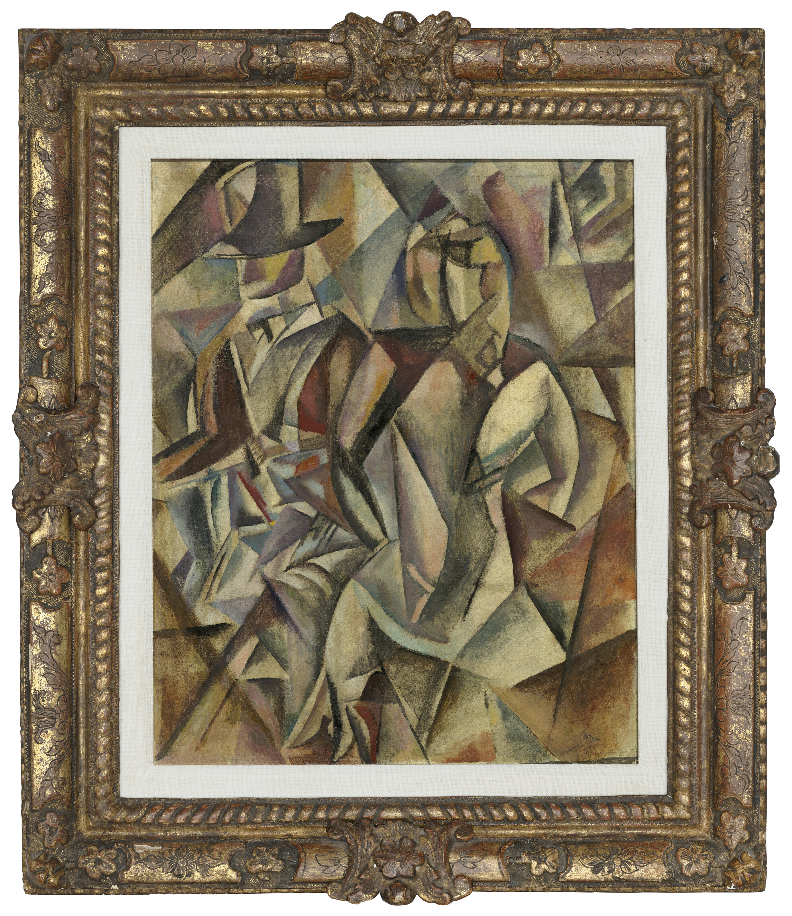 Jules Pascin — Мужчина и женщина (спереди) ; Белые одежды (сзади), изображение 3