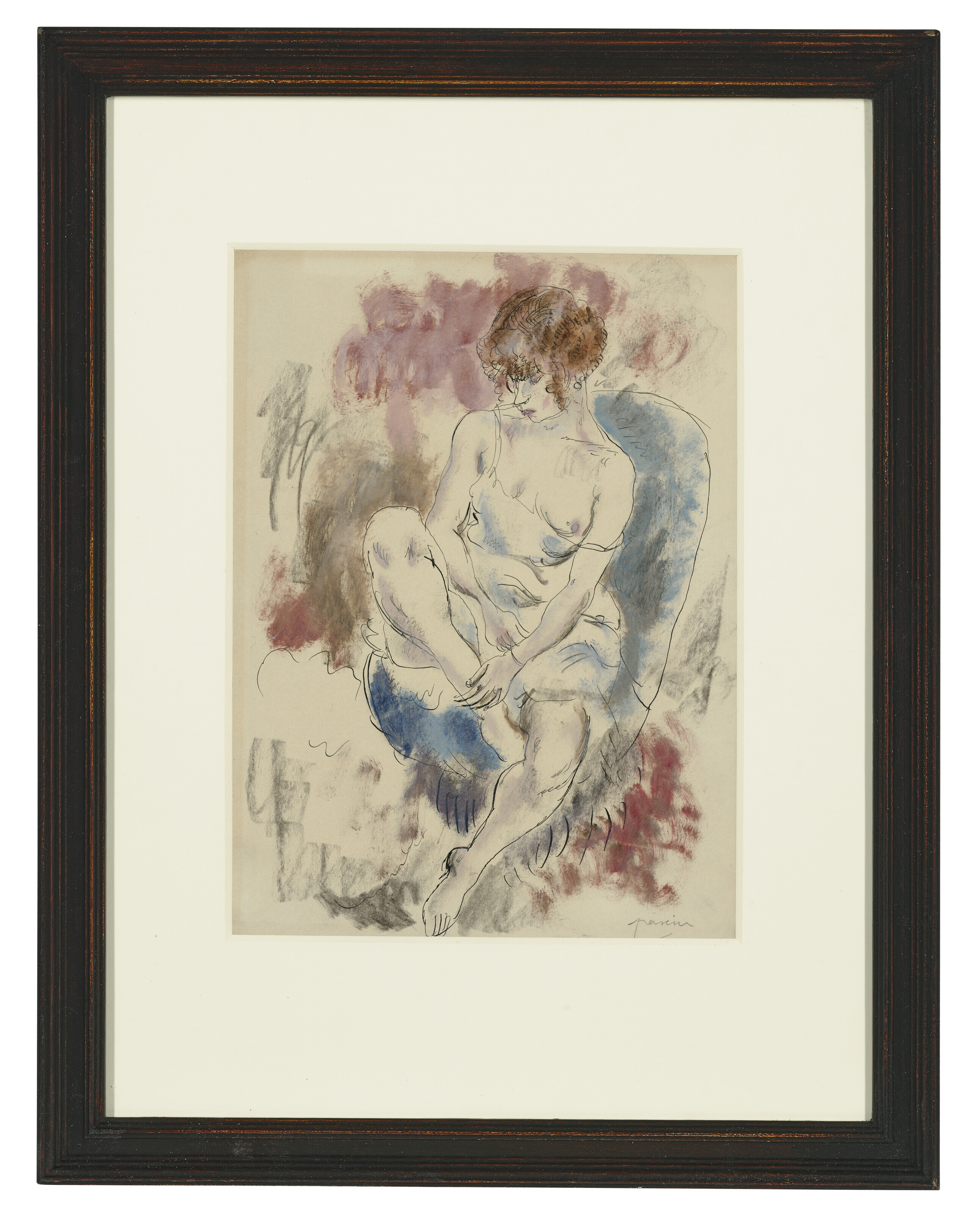 Jules Pascin — Начало (справа); Этюд (сзади), изображение 2