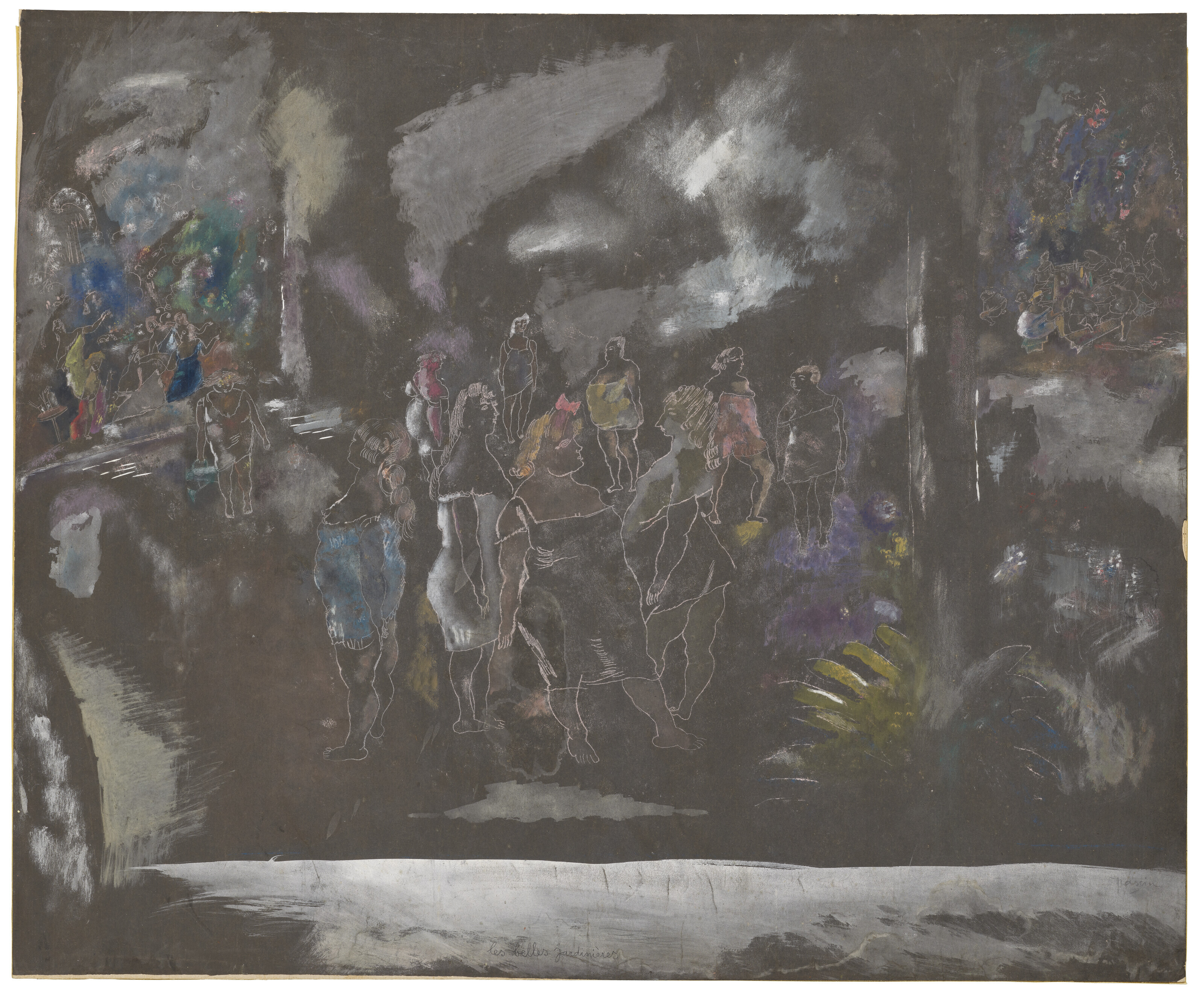 Jules Pascin — Прекрасные жардиньерки, изображение 2