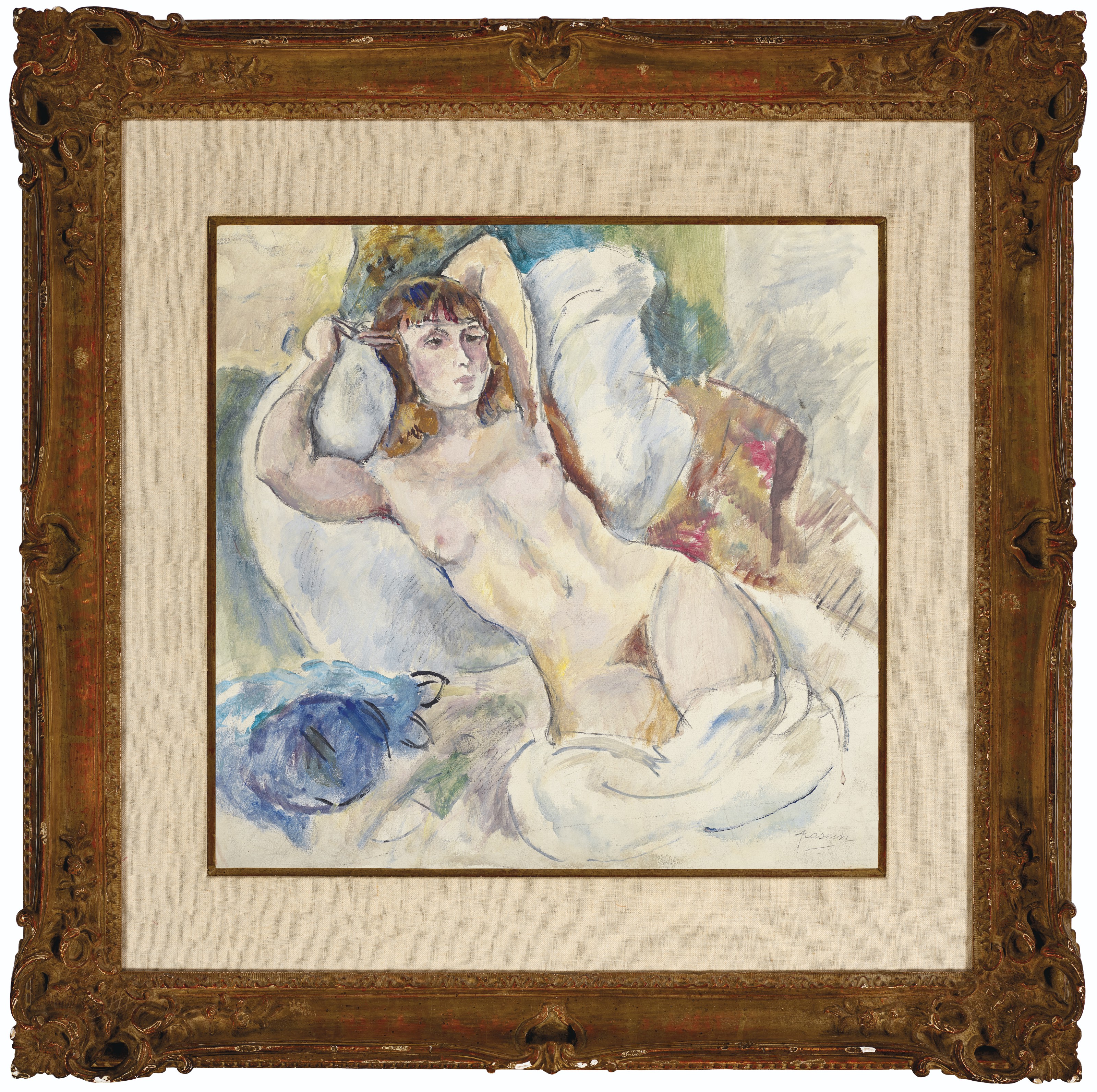 Jules Pascin — Ну, на диване, изображение 2