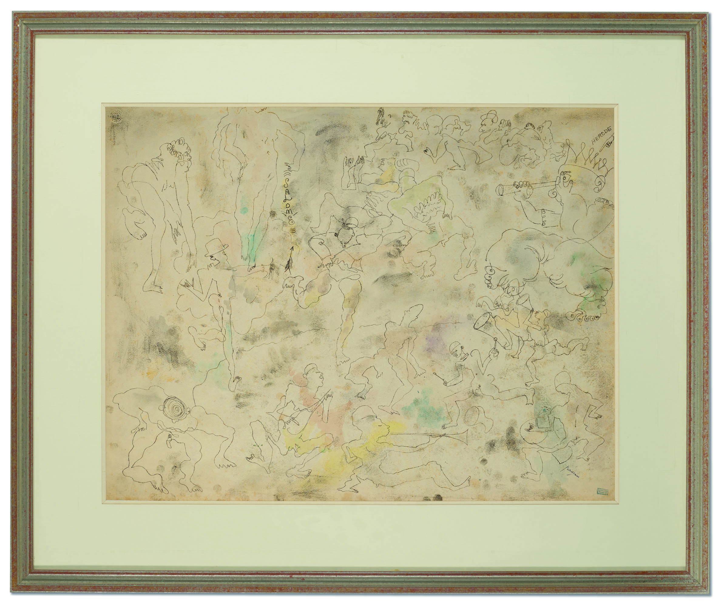 Jules Pascin — Саломея и король-герой, изображение 2