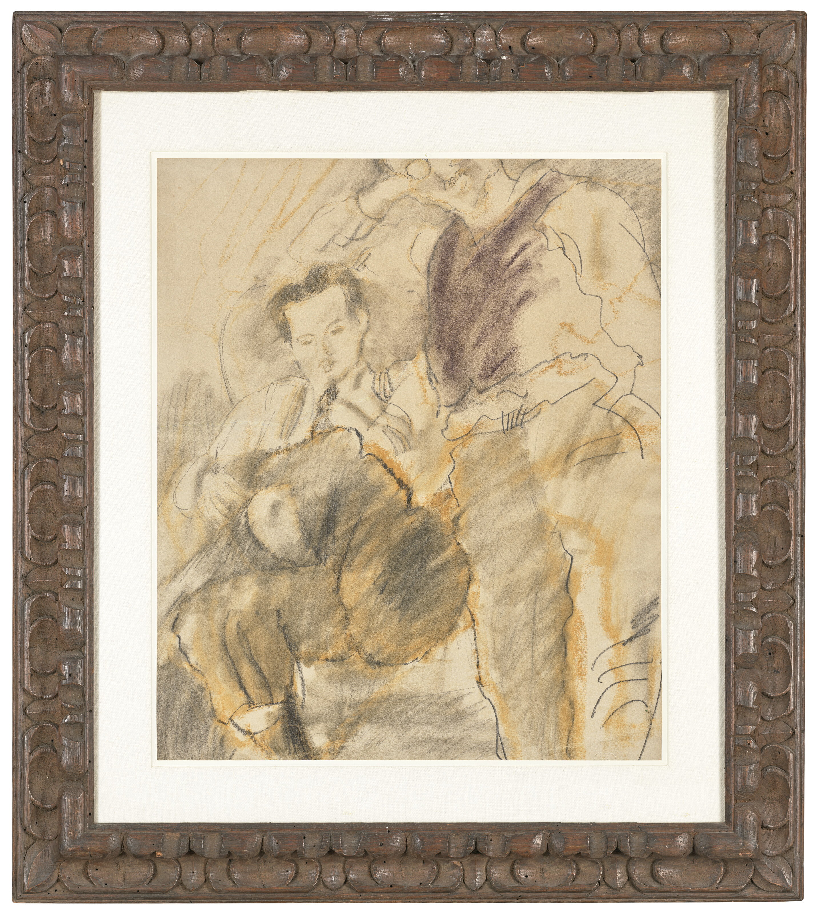 Jules Pascin — (i) Эрмина Давид в голубом халате (ii) Женщина по призванию (iii) Эмиль Гансо и его друзья, изображение 4
