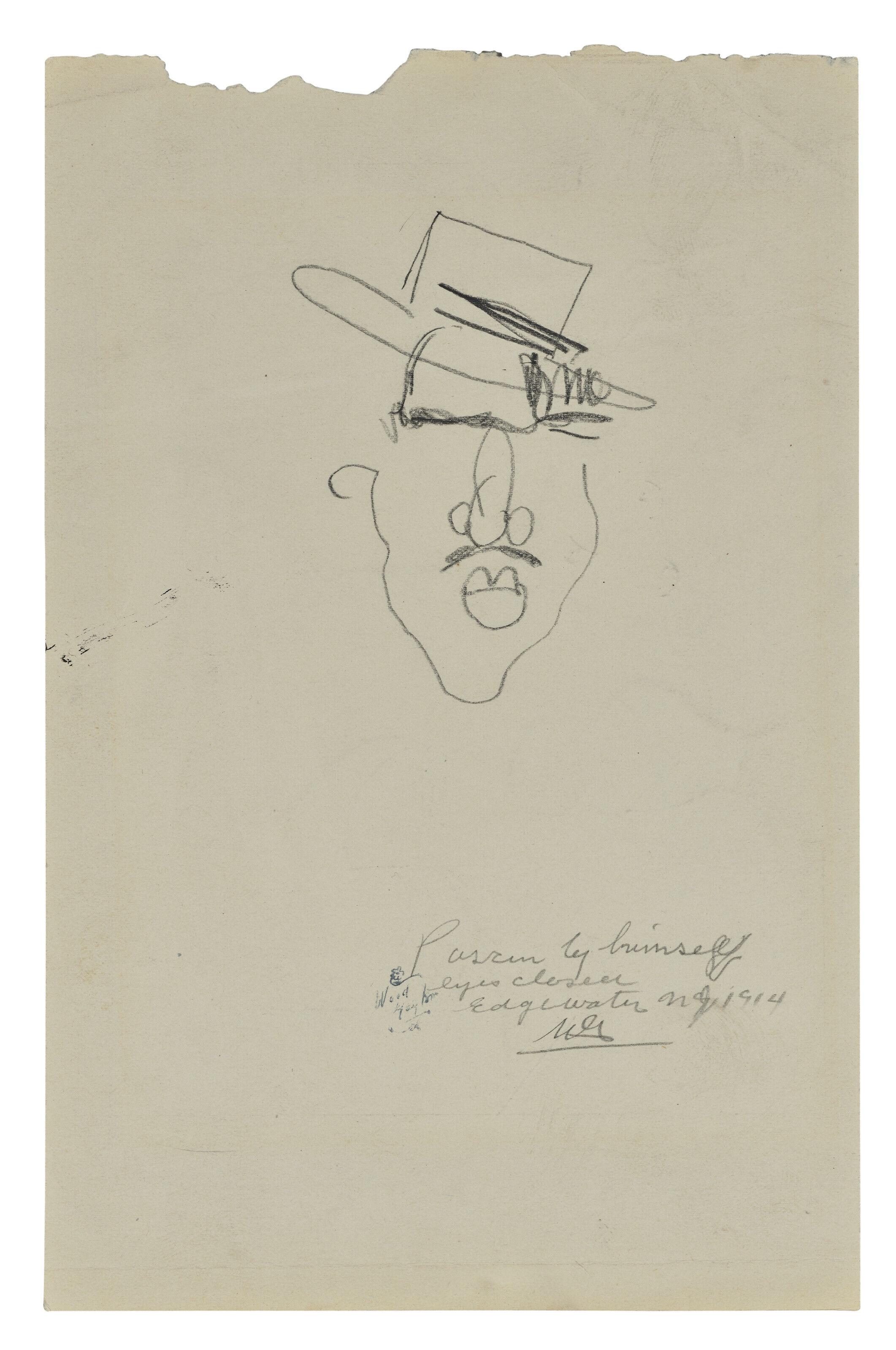 Jules Pascin — (i) Персонаж (ii) Автопортрет молодых женщин ( справа); Этюды с лицами (сзади) (iii) Эрмина Давид Экриван, изображение 7