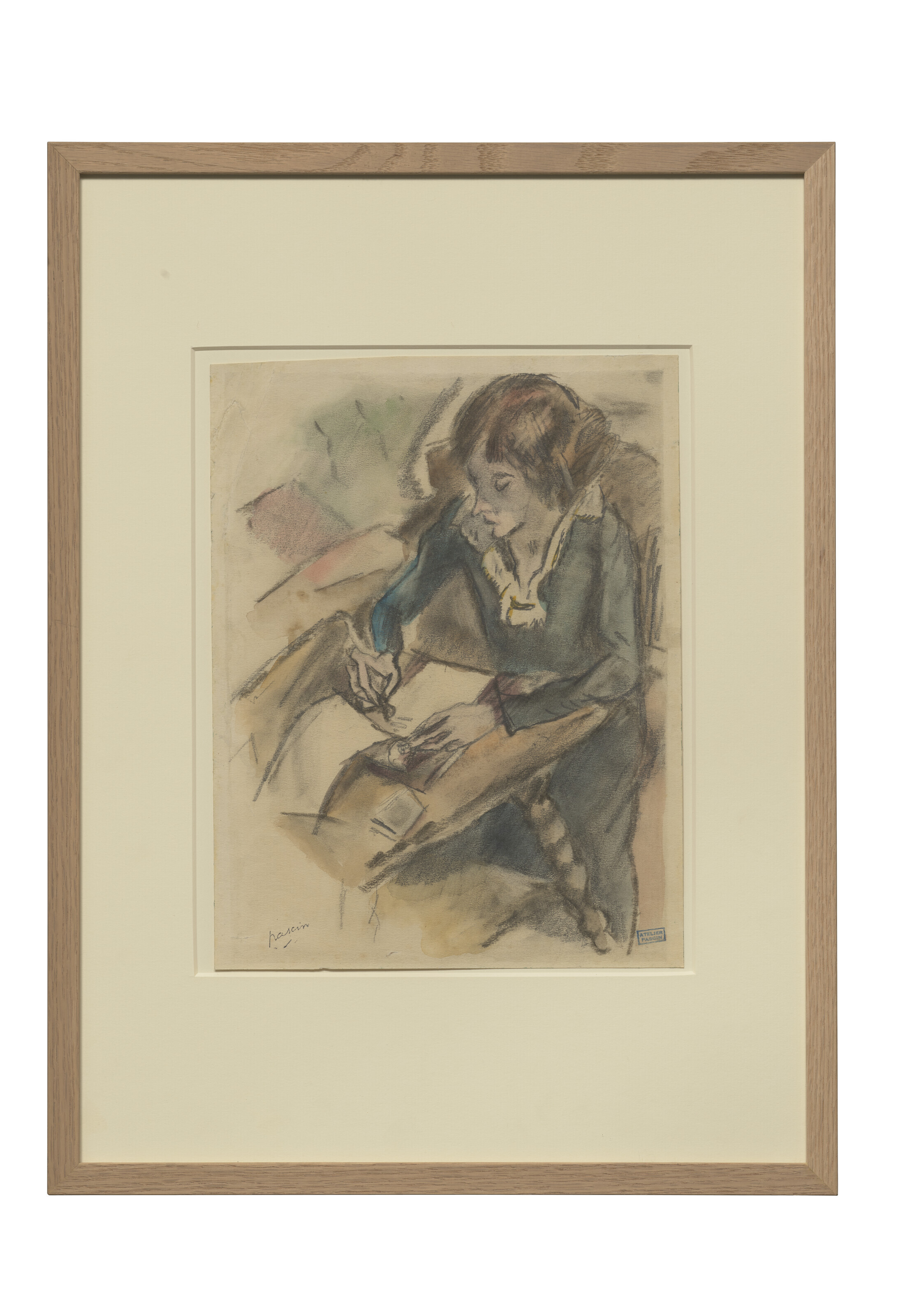 Jules Pascin — (i) Персонаж (ii) Автопортрет молодых женщин ( справа); Этюды с лицами (сзади) (iii) Эрмина Давид Экриван, изображение 10