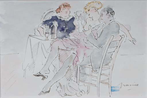 Jules Pascin — Сцена из публичного дома