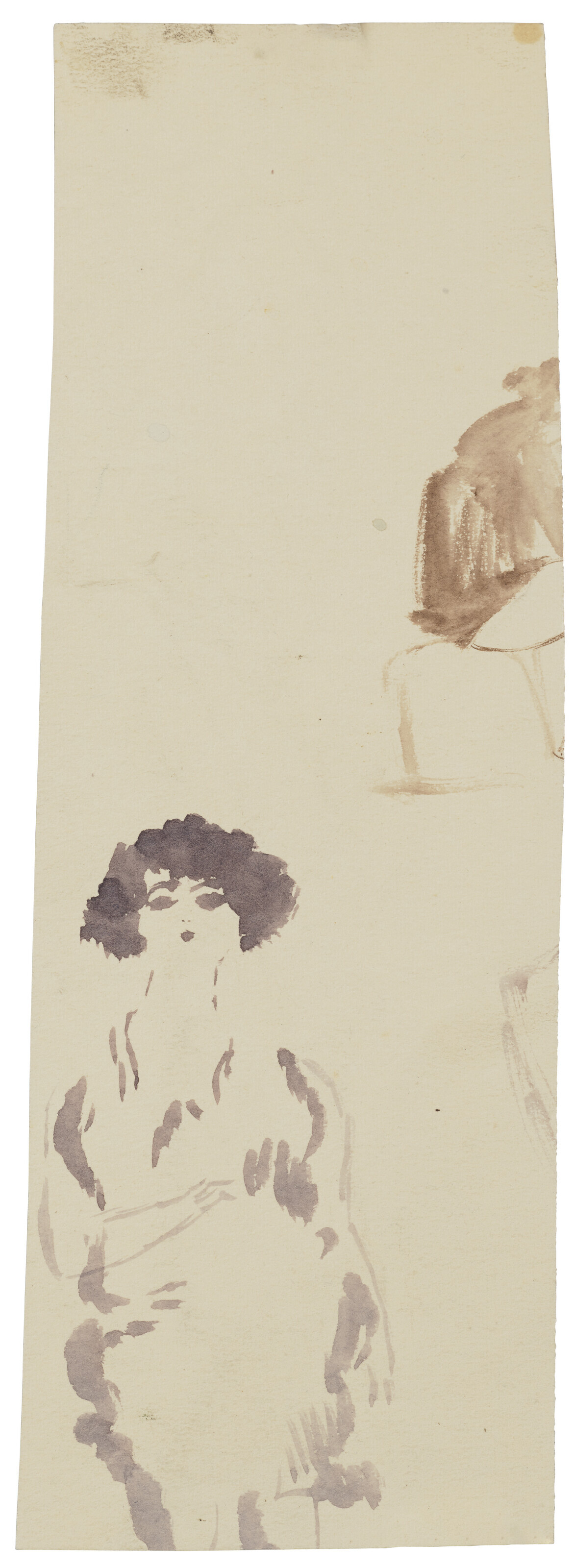 Jules Pascin — (i) Женский дебют (ii) Женское платье в голубом стиле ( спереди ); Разнообразные этюды ( сзади ) (iii) Банкетка (сзади ); Женские этюды ( сзади ), изображение 5