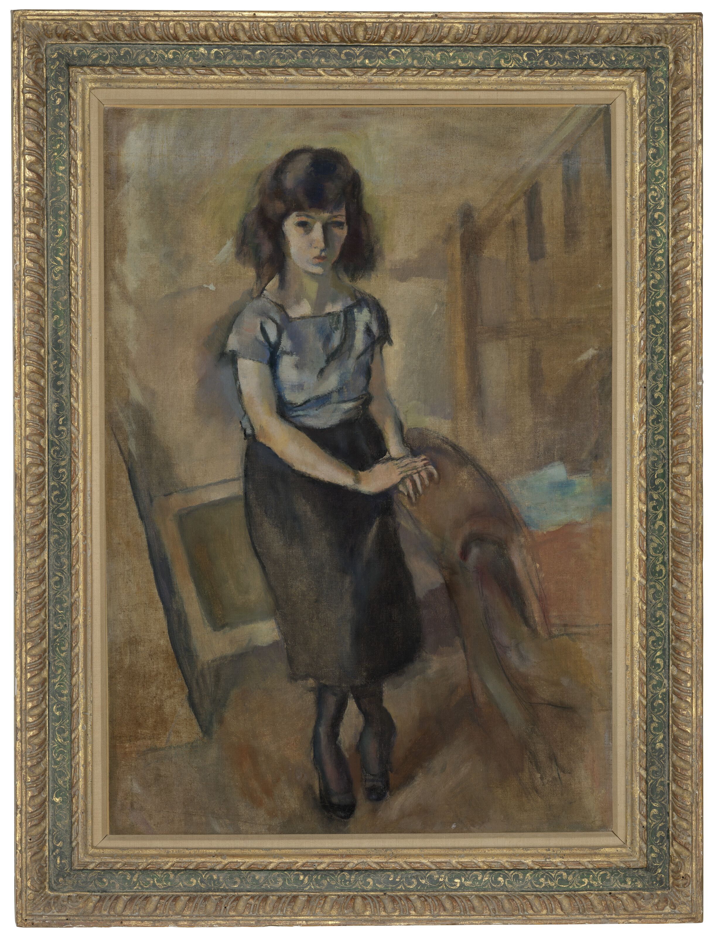Jules Pascin — Дебютный портрет молодой женщины, изображение 2