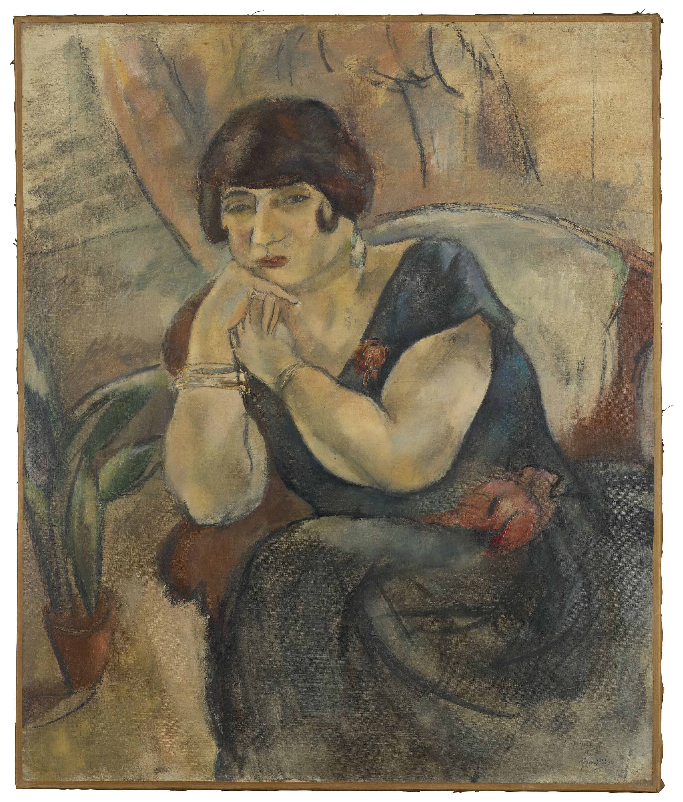 Jules Pascin — Портрет мадам Жанны Салмон, изображение 2