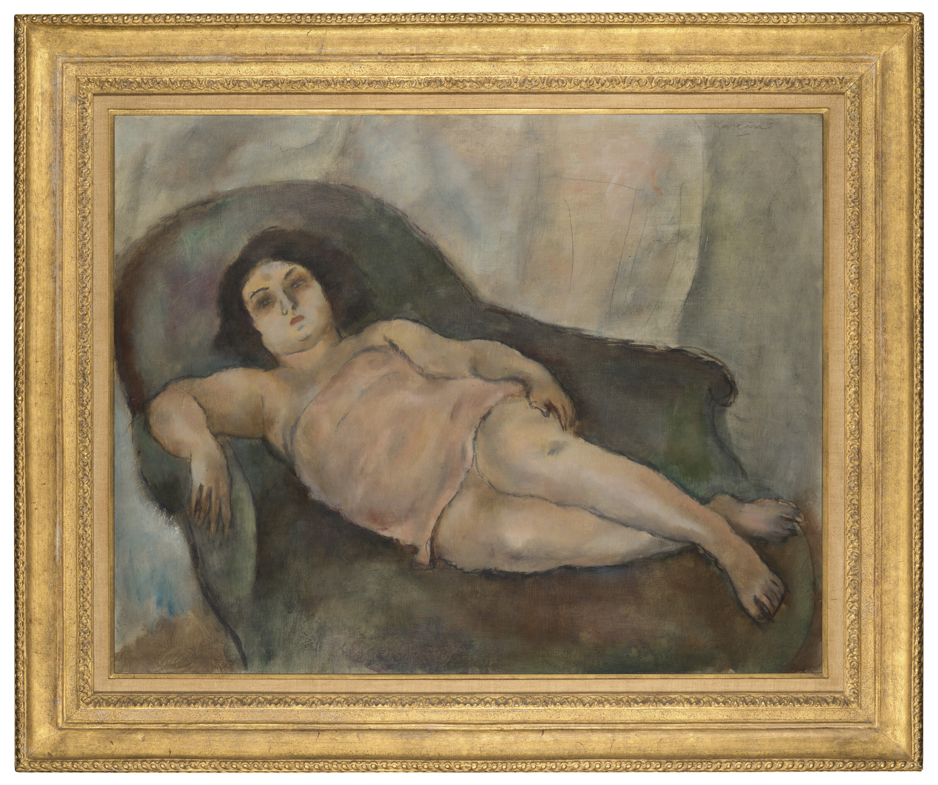 Jules Pascin — Модель розовой сорочки, изображение 4