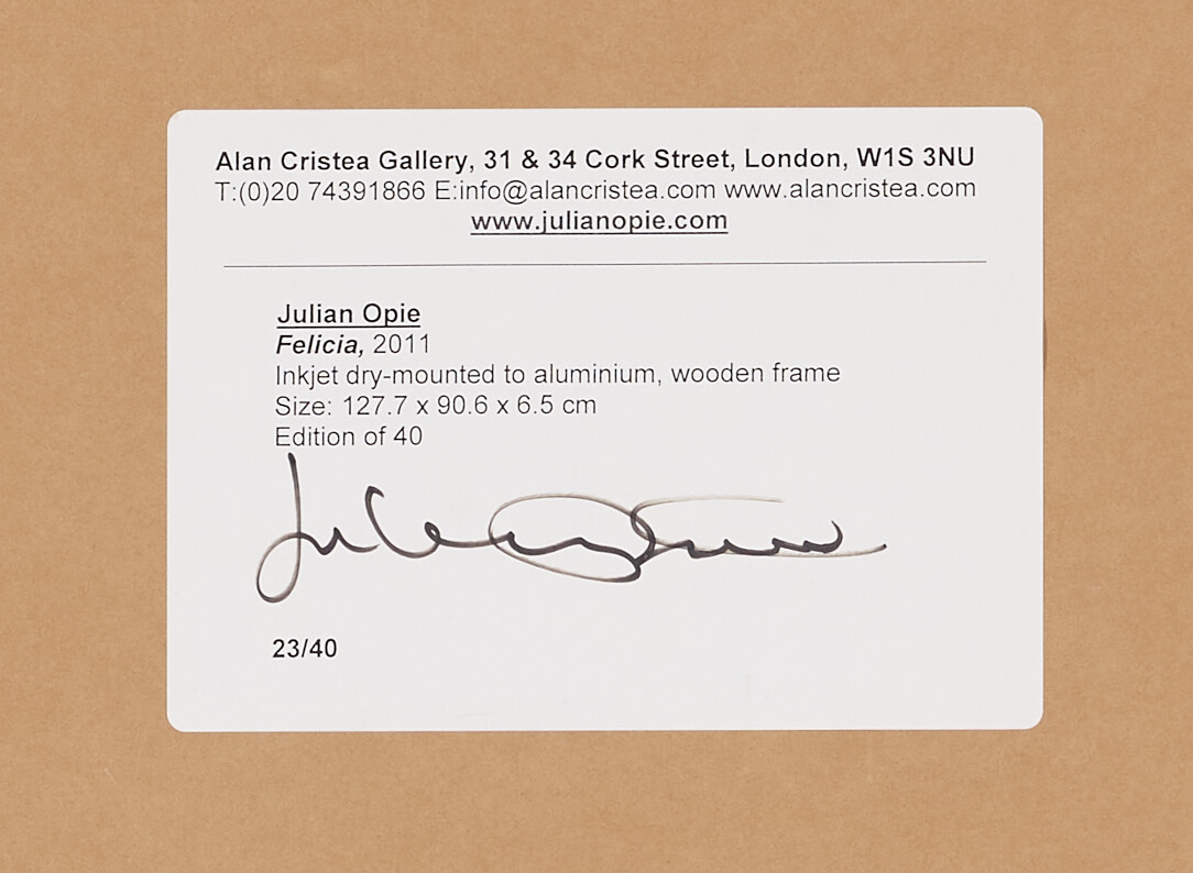 Julian Opie — Фелиция, изображение 2
