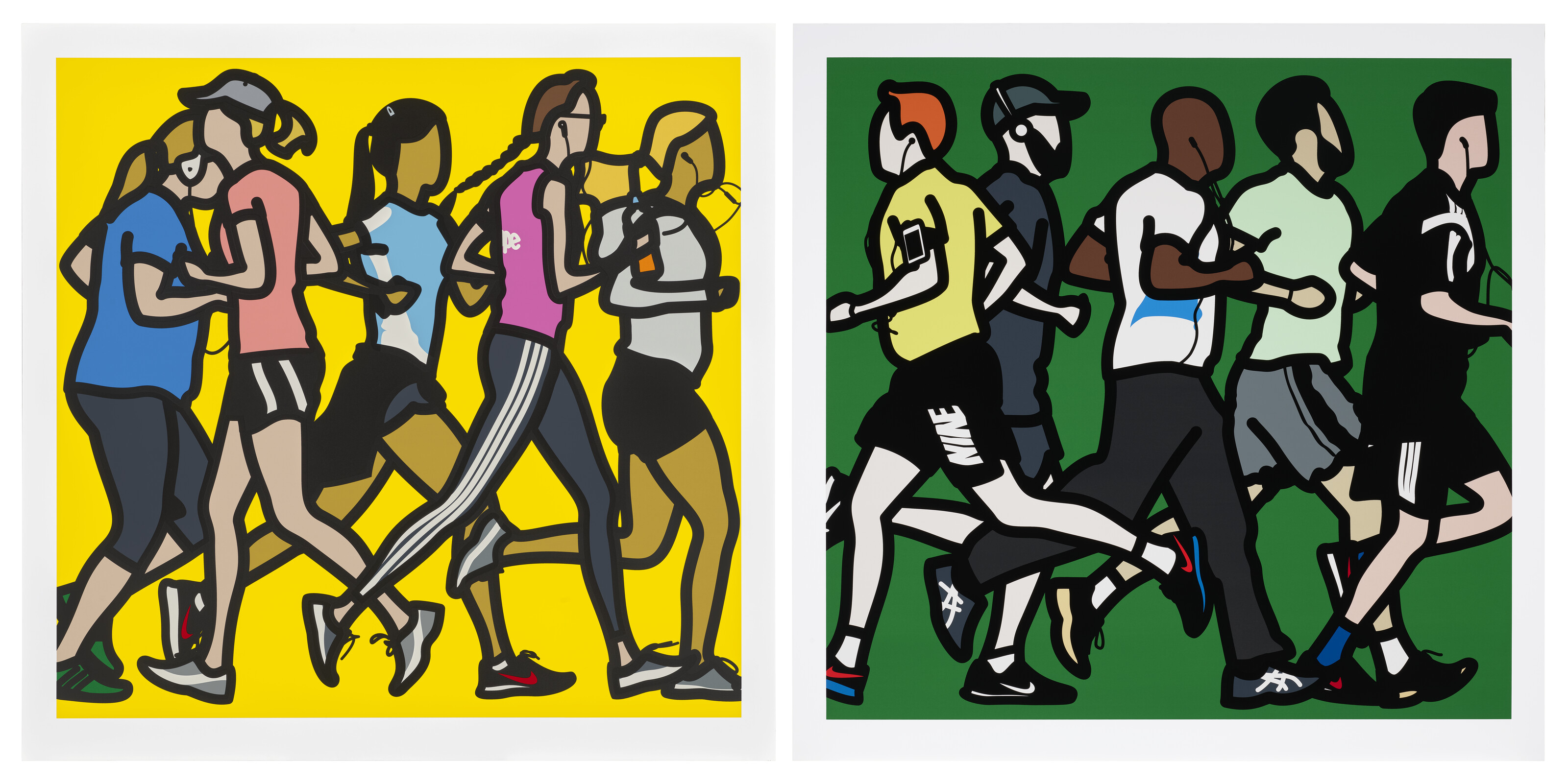 Julian Opie — Бегущий