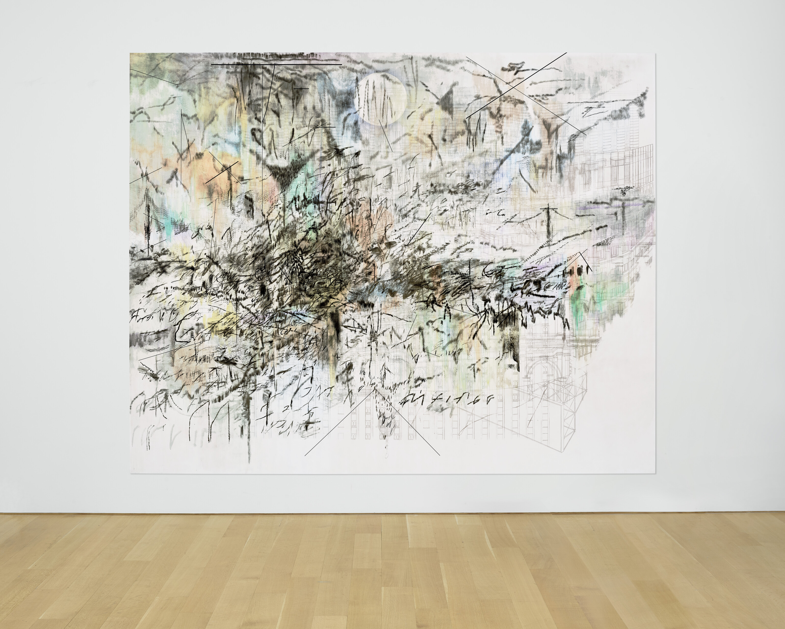 Julie Mehretu — График лихорадки (алгоритм интуитивной прозорливости), изображение 2