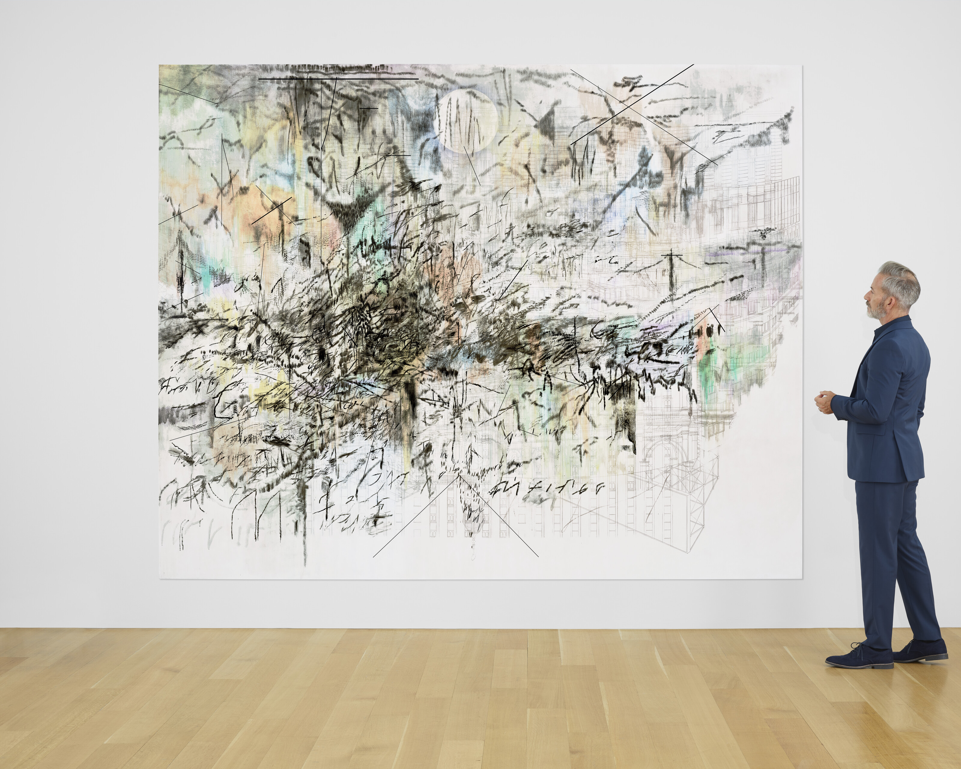 Julie Mehretu — График лихорадки (алгоритм интуитивной прозорливости), изображение 3