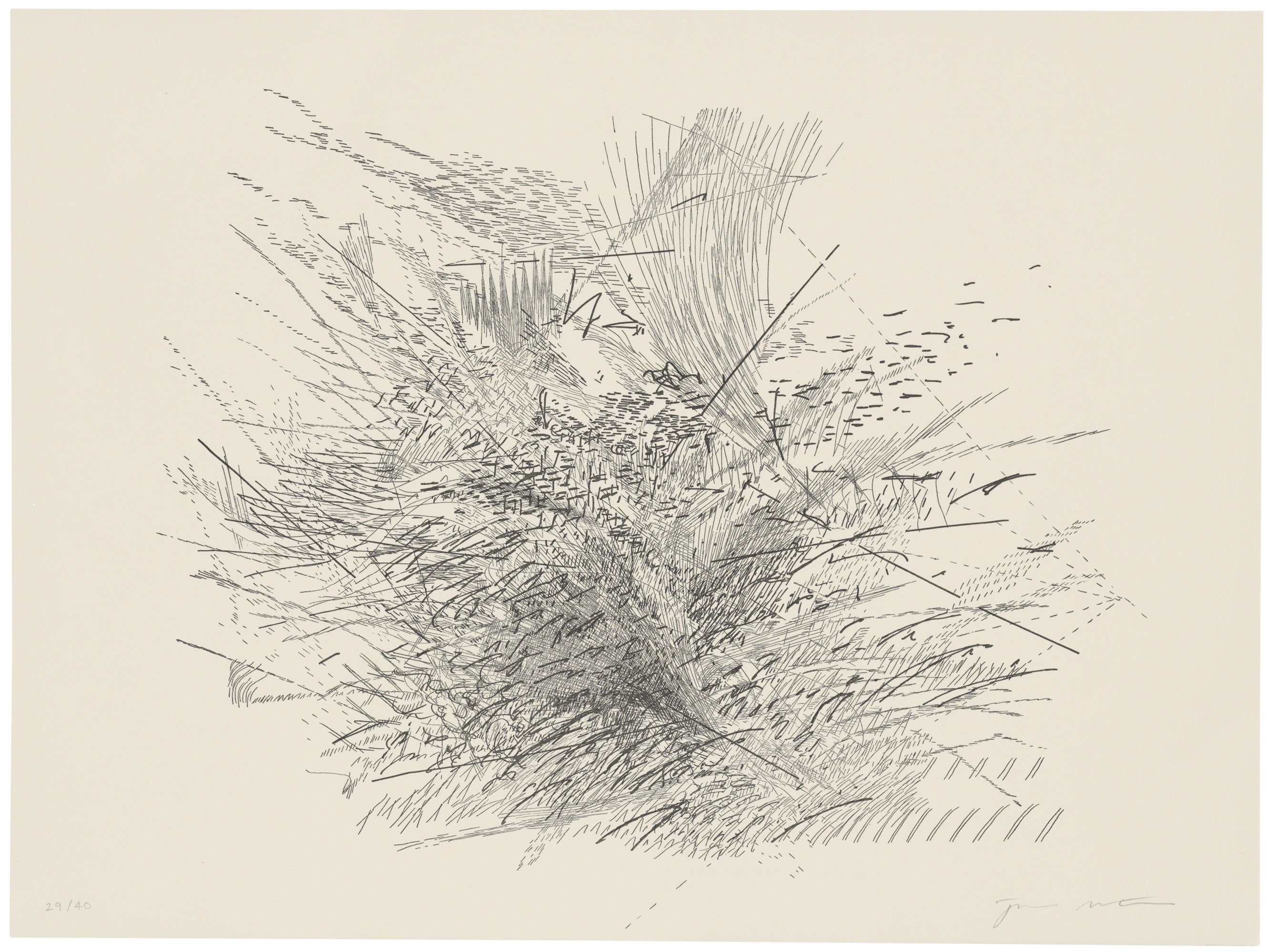 Julie Mehretu — Сапфировая строфа 3