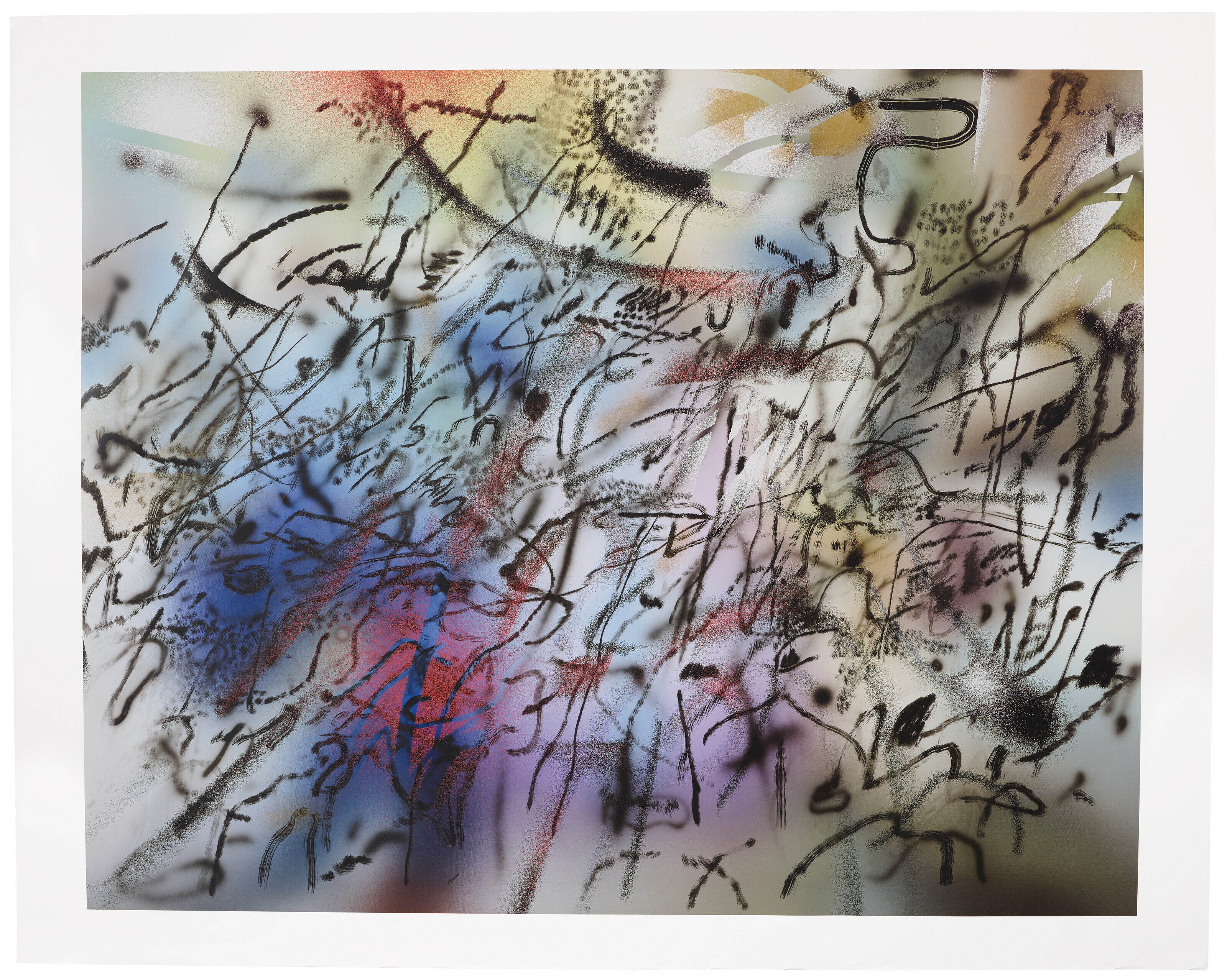 Julie Mehretu — Среди множества людей III