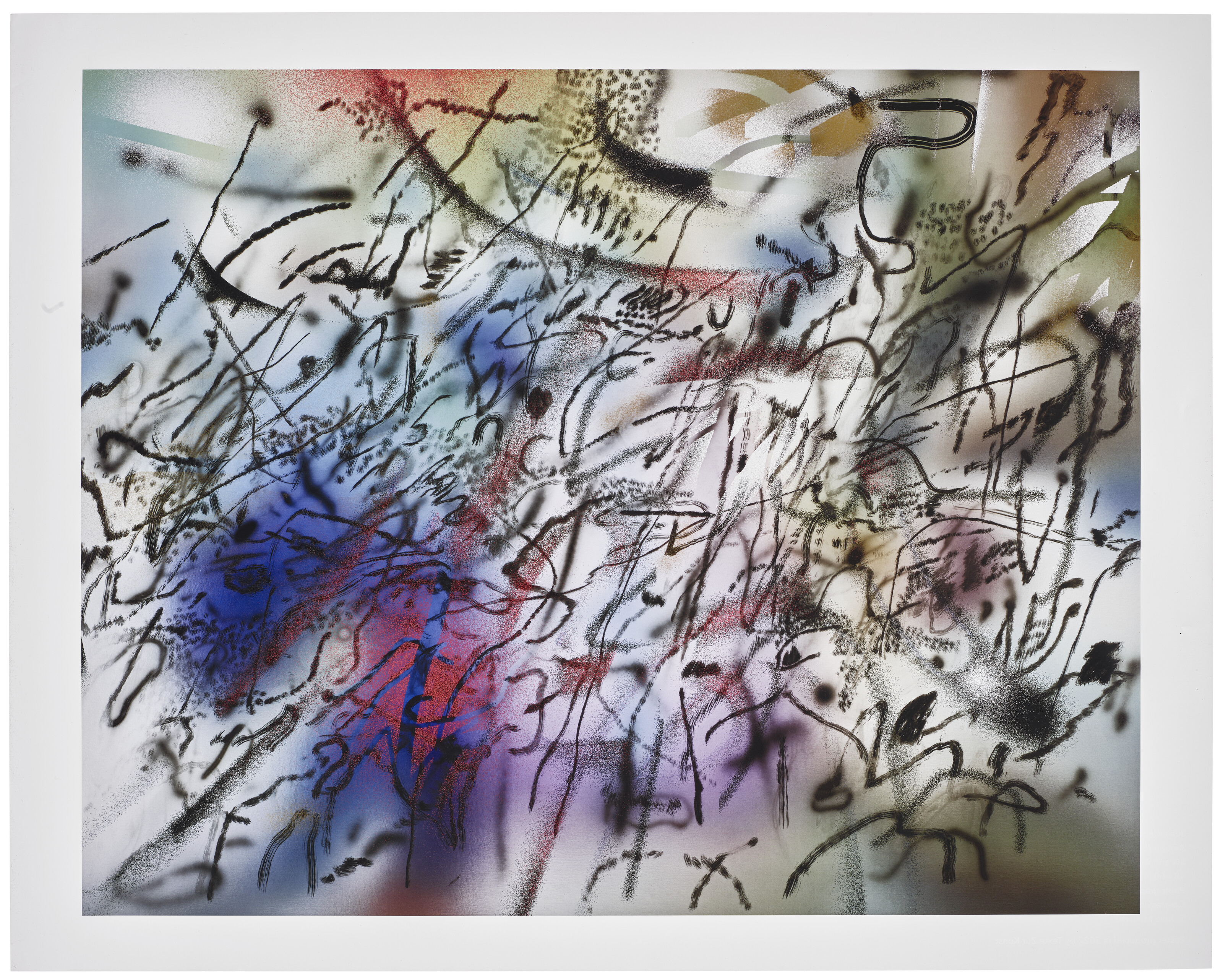 Julie Mehretu — Среди множества людей III