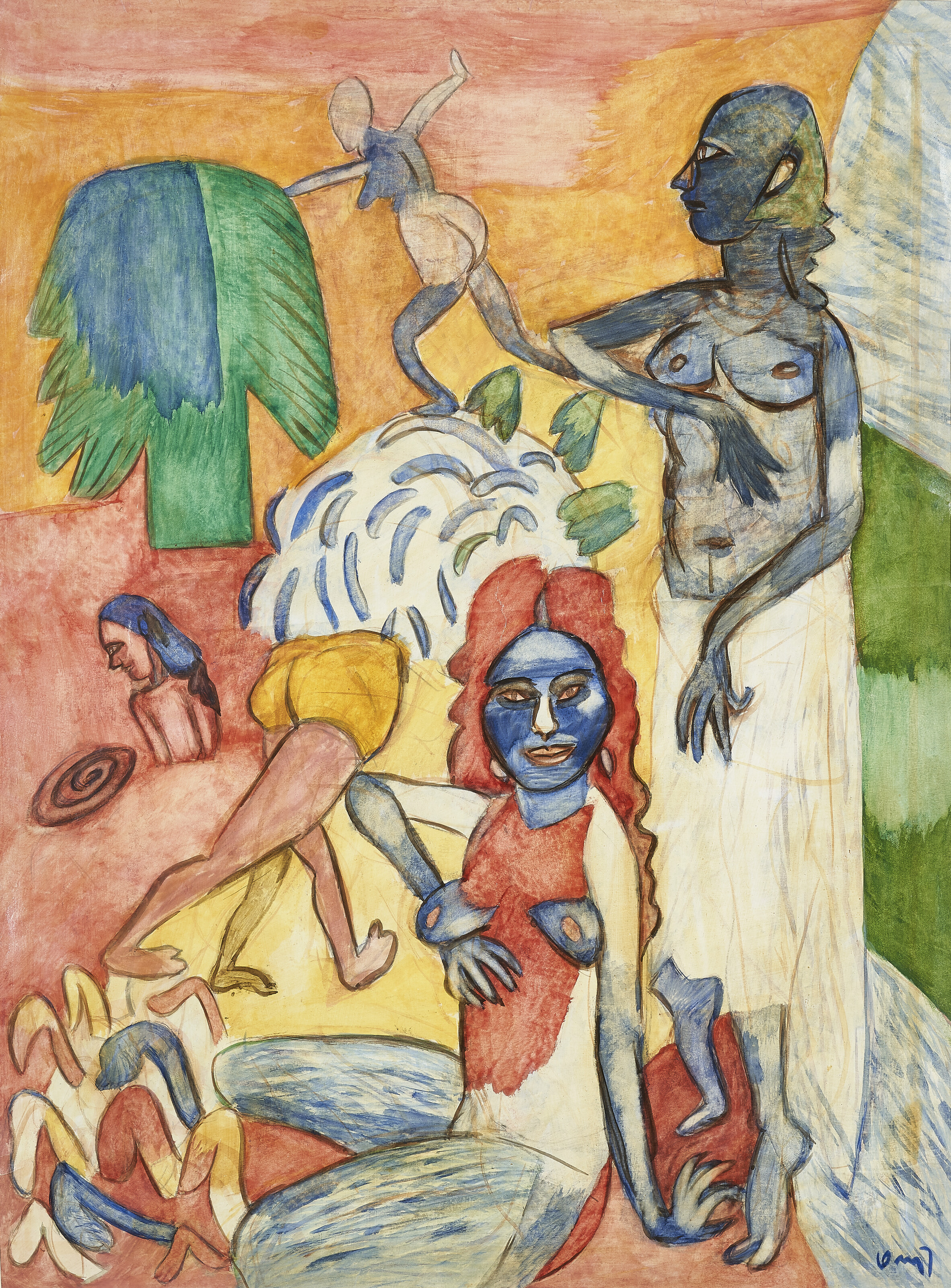 K. G. Subramanyan — Красный пруд