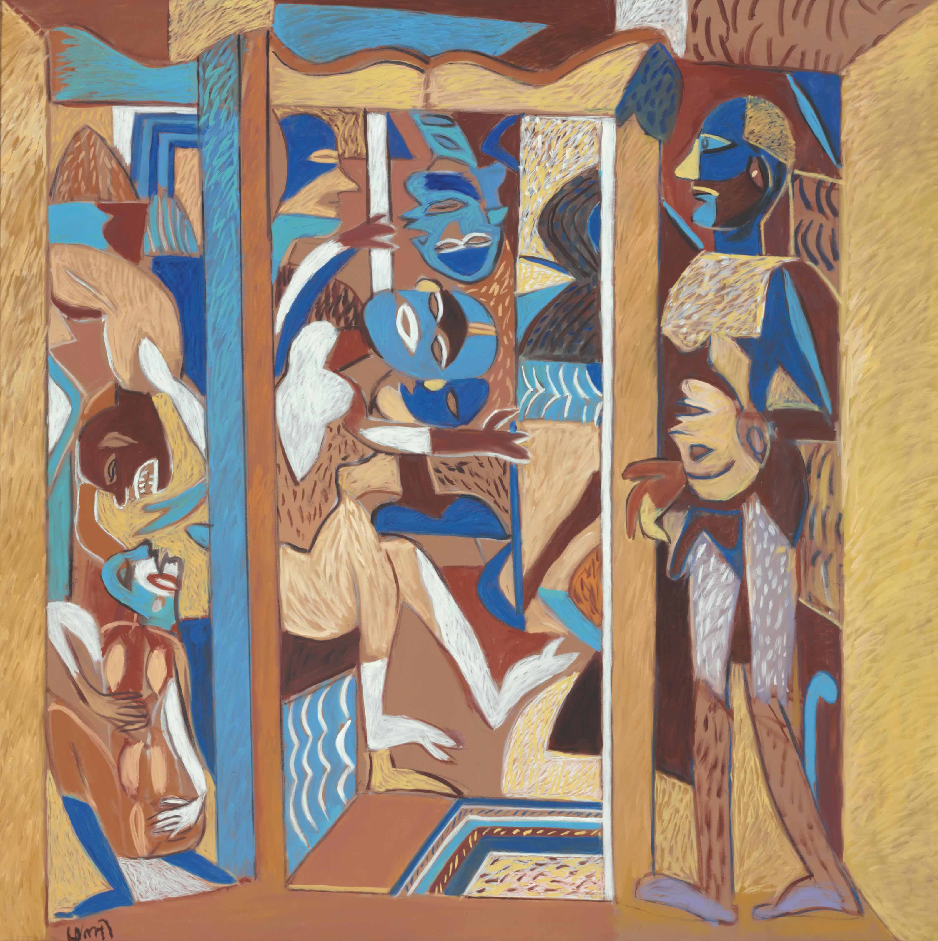 K. G. Subramanyan — Зеркало в гардеробе
