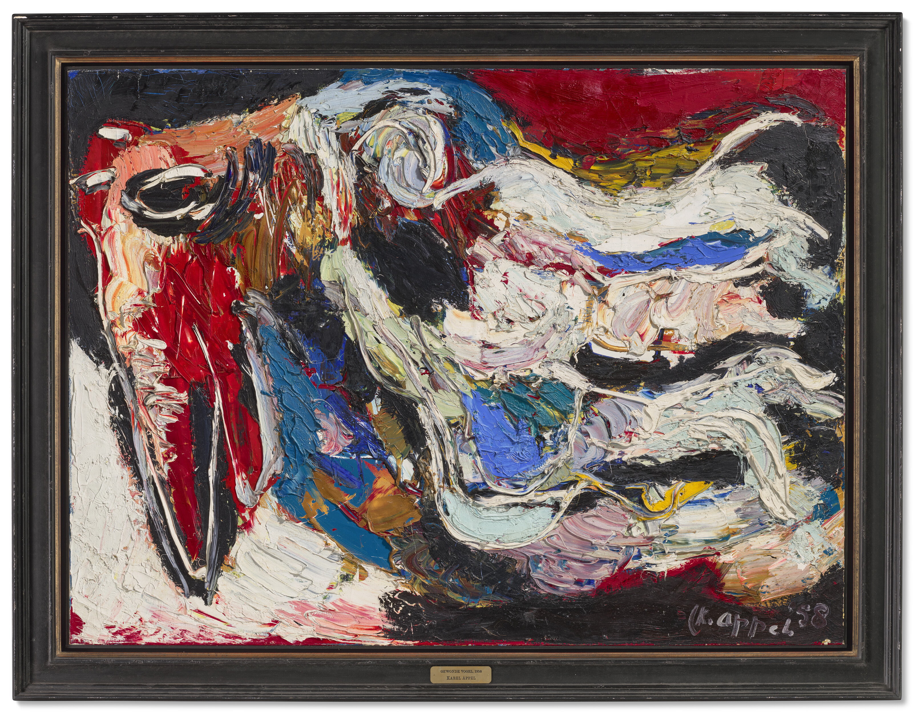 Karel Appel — Гевонде Фогель (Раненая птица), изображение 2
