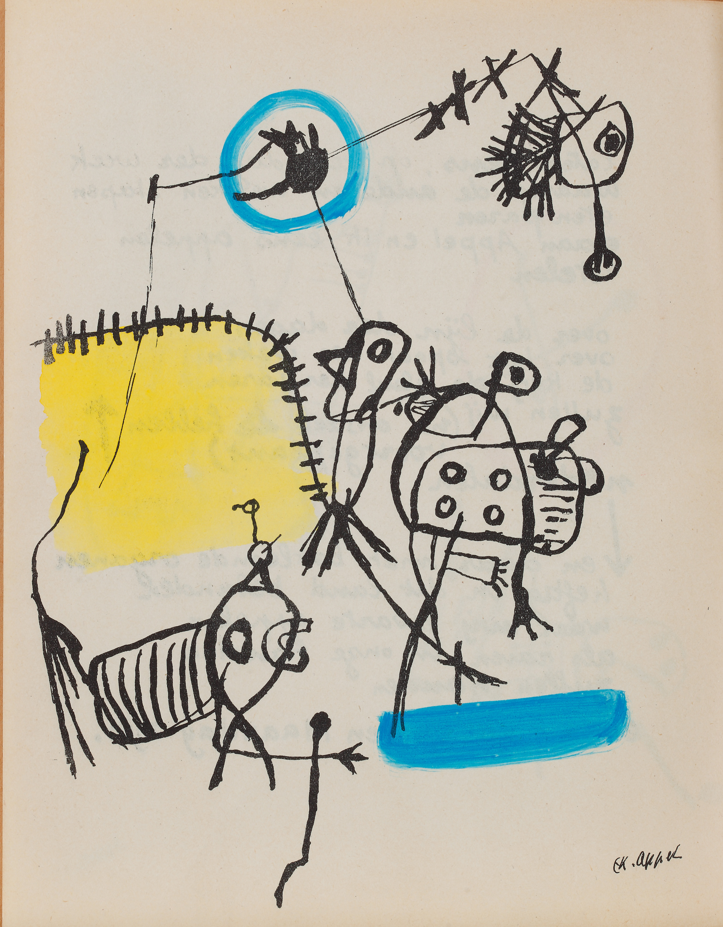 Karel Appel — Счастливая и непредвиденная неделя (The Happy and Unexpected Week), изображение 2