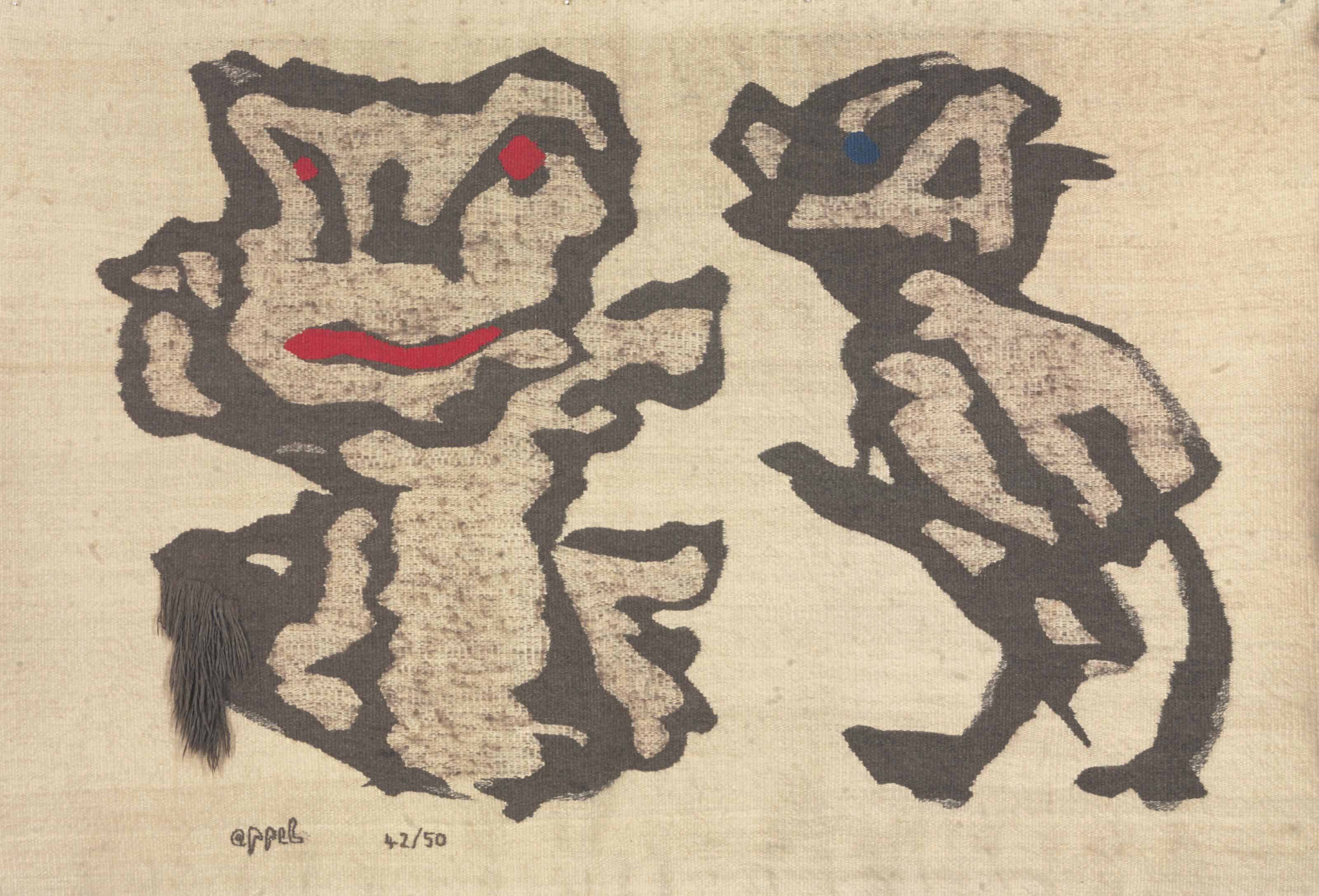 Karel Appel — Человек и птица