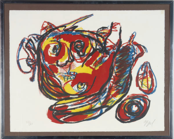 Karel Appel — Парящий в воздухе тет-а-тет