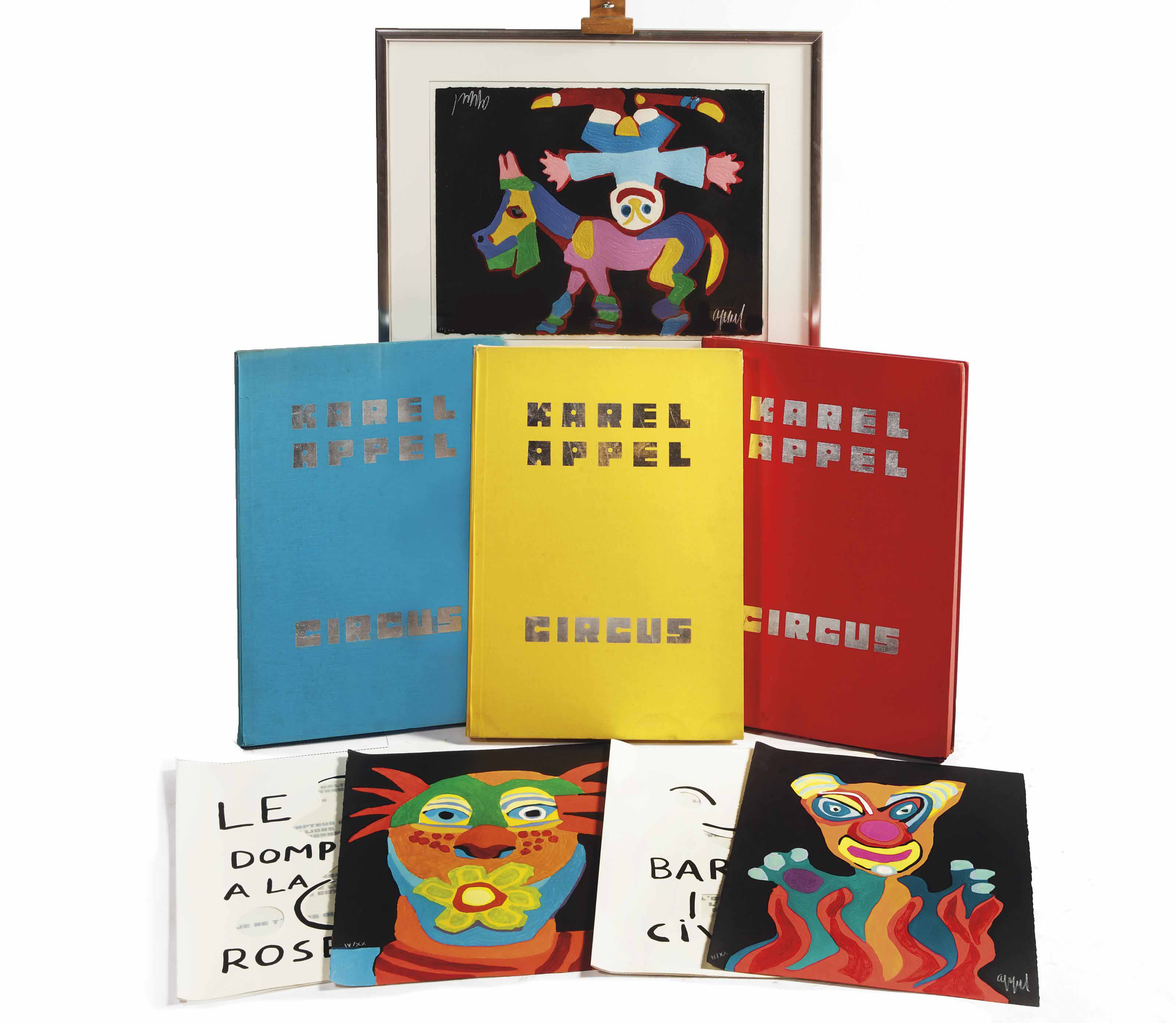 Karel Appel — Цирк (тома I, II и III)