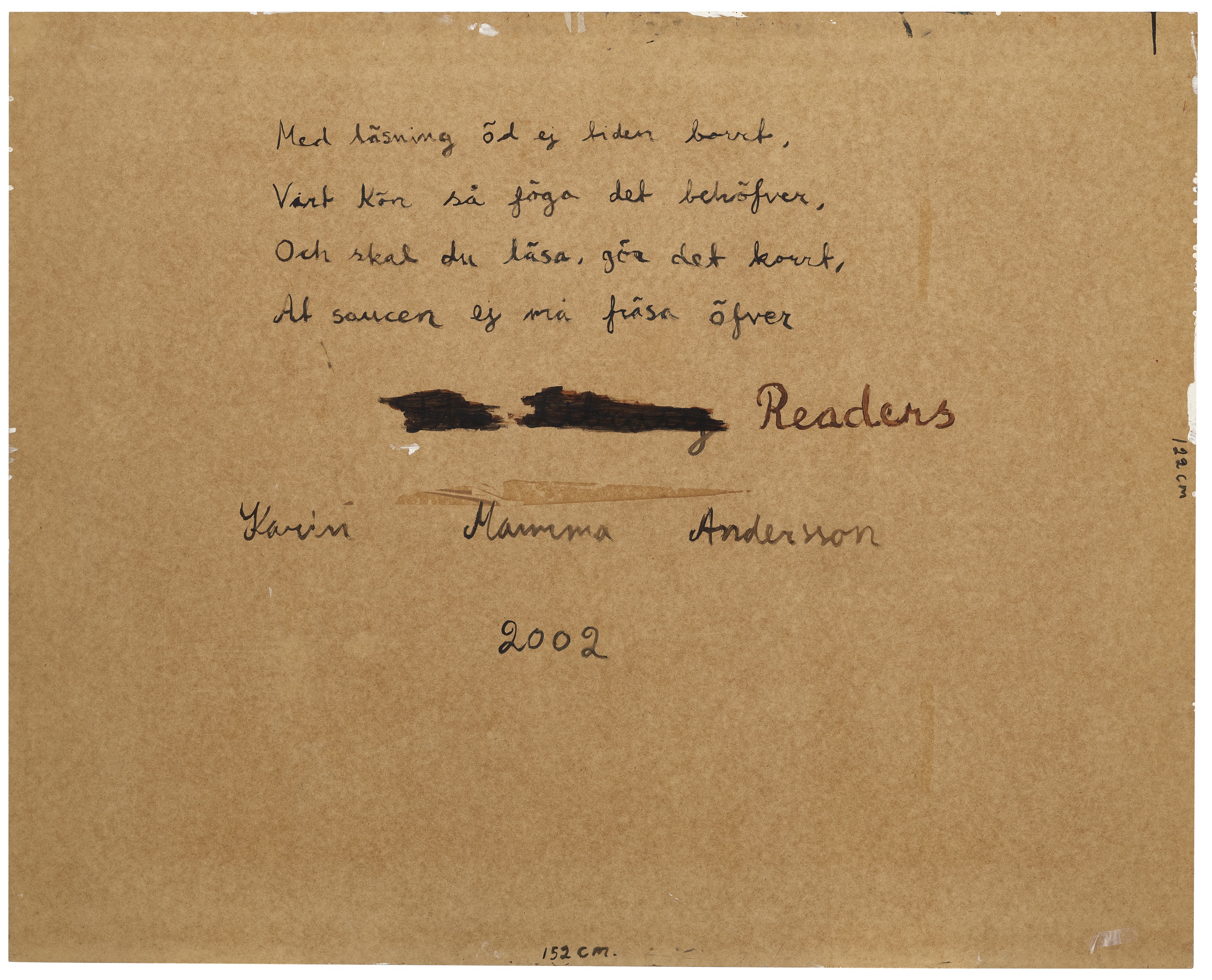 Karin Mamma Andersson — Я хочу быть рядом с тобой, Я хочу быть рядом с тобой, Я хочу быть рядом с тобой, Я хочу быть рядом с тобой, Я хочу быть рядом с тобой, Я хочу быть рядом с тобой / Читатели, изображение 2