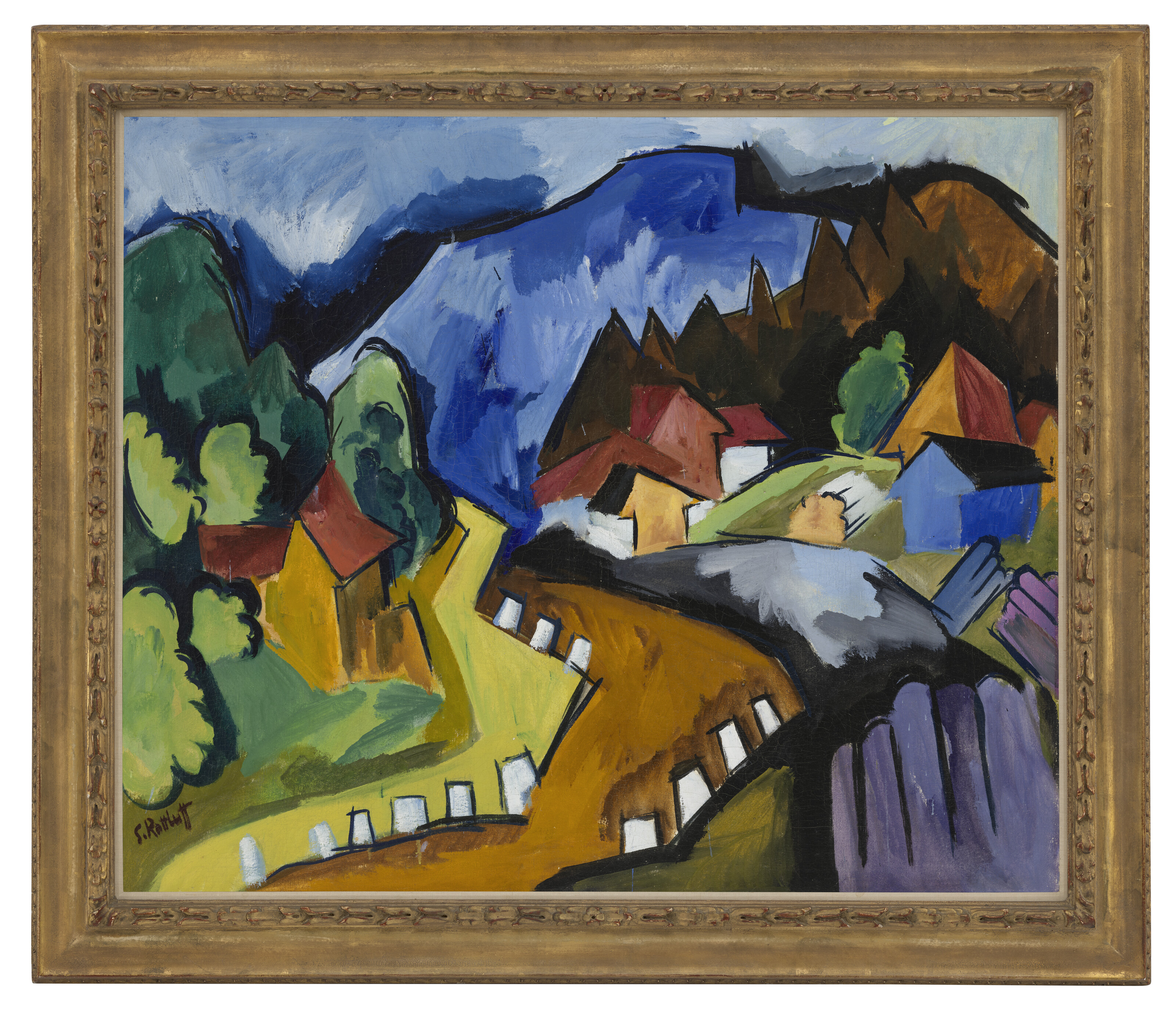 Karl Schmidt-Rottluff — Хартцландшафт, изображение 3