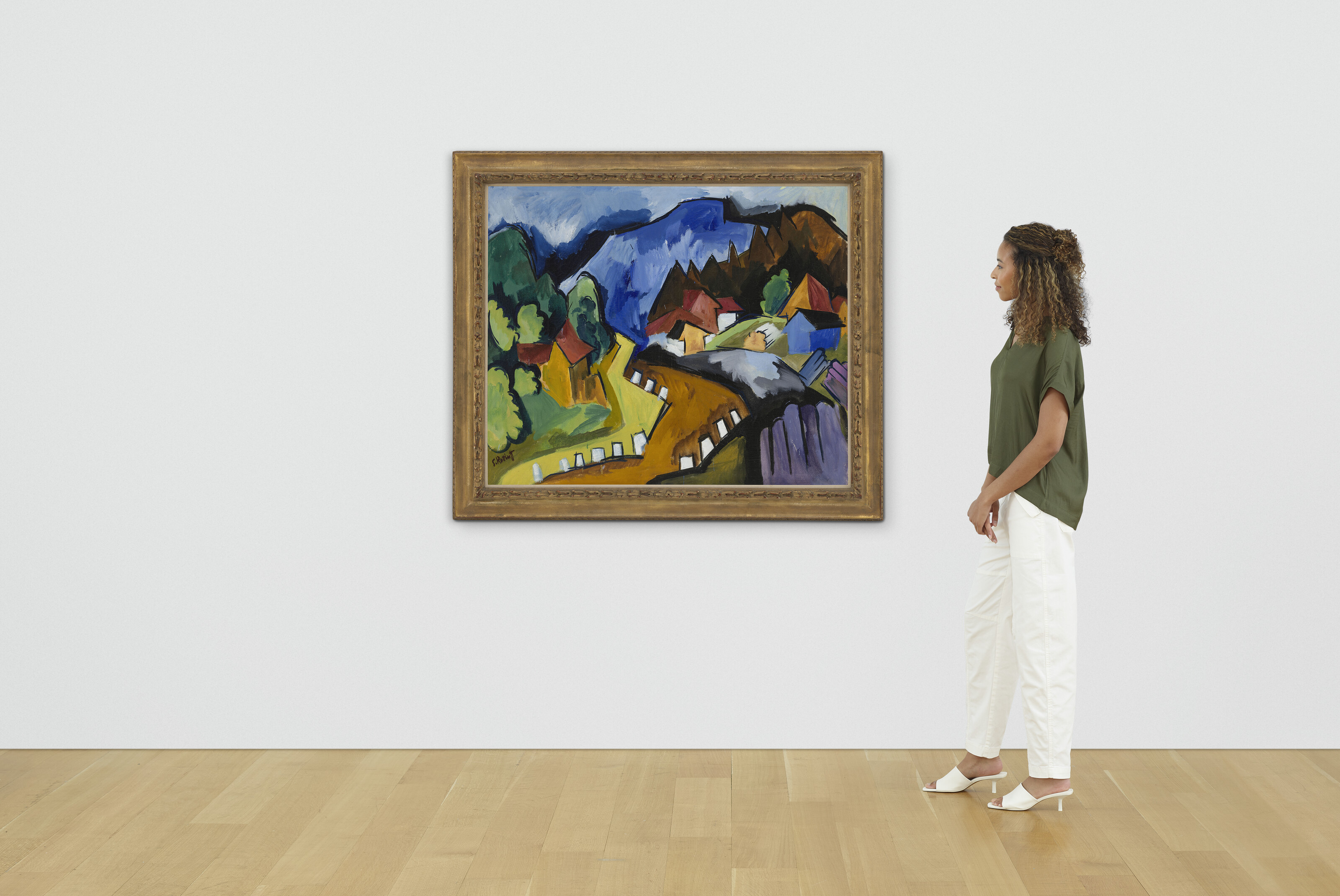 Karl Schmidt-Rottluff — Хартцландшафт, изображение 5