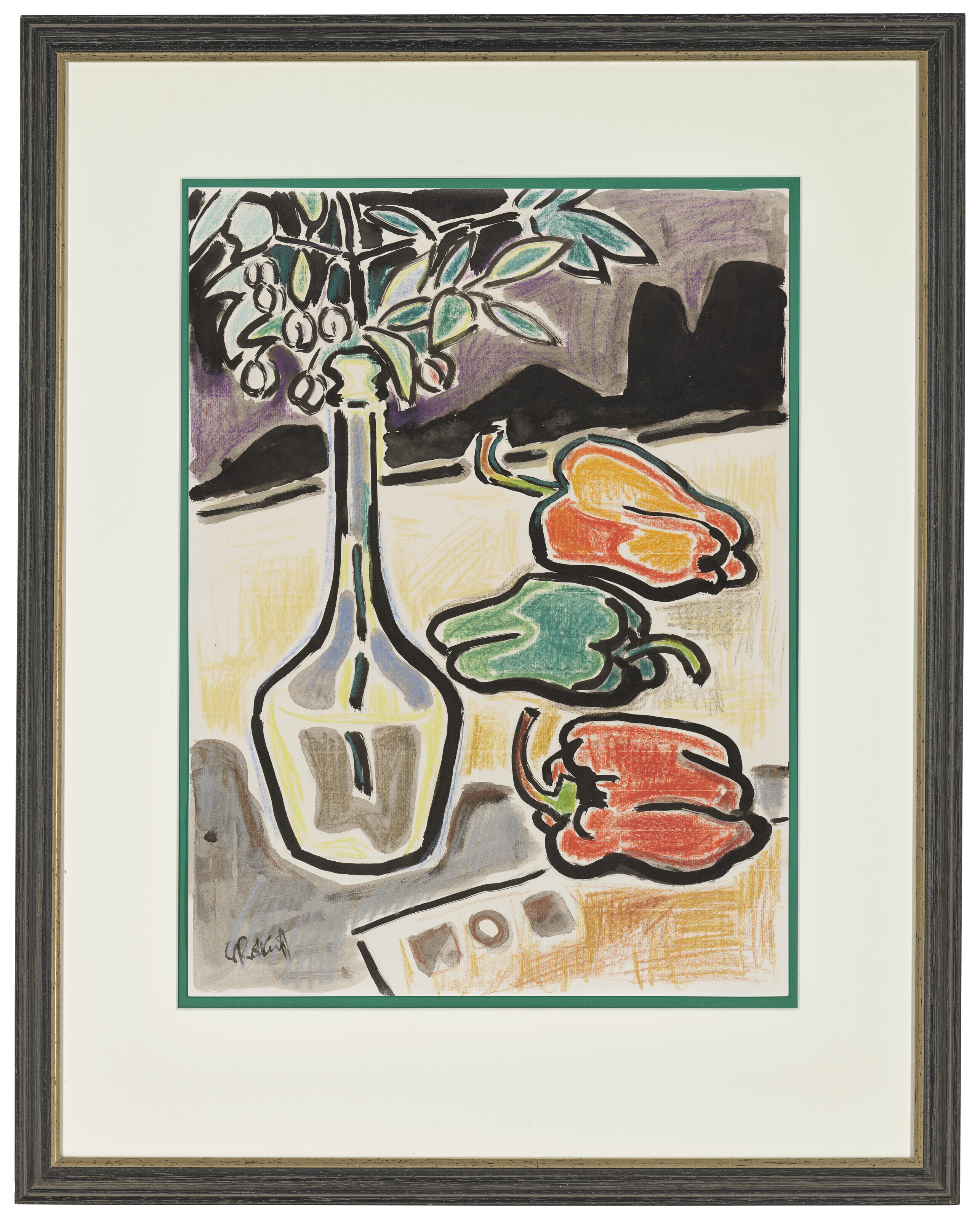 Karl Schmidt-Rottluff — Фляше - Пфеффершотен, изображение 2