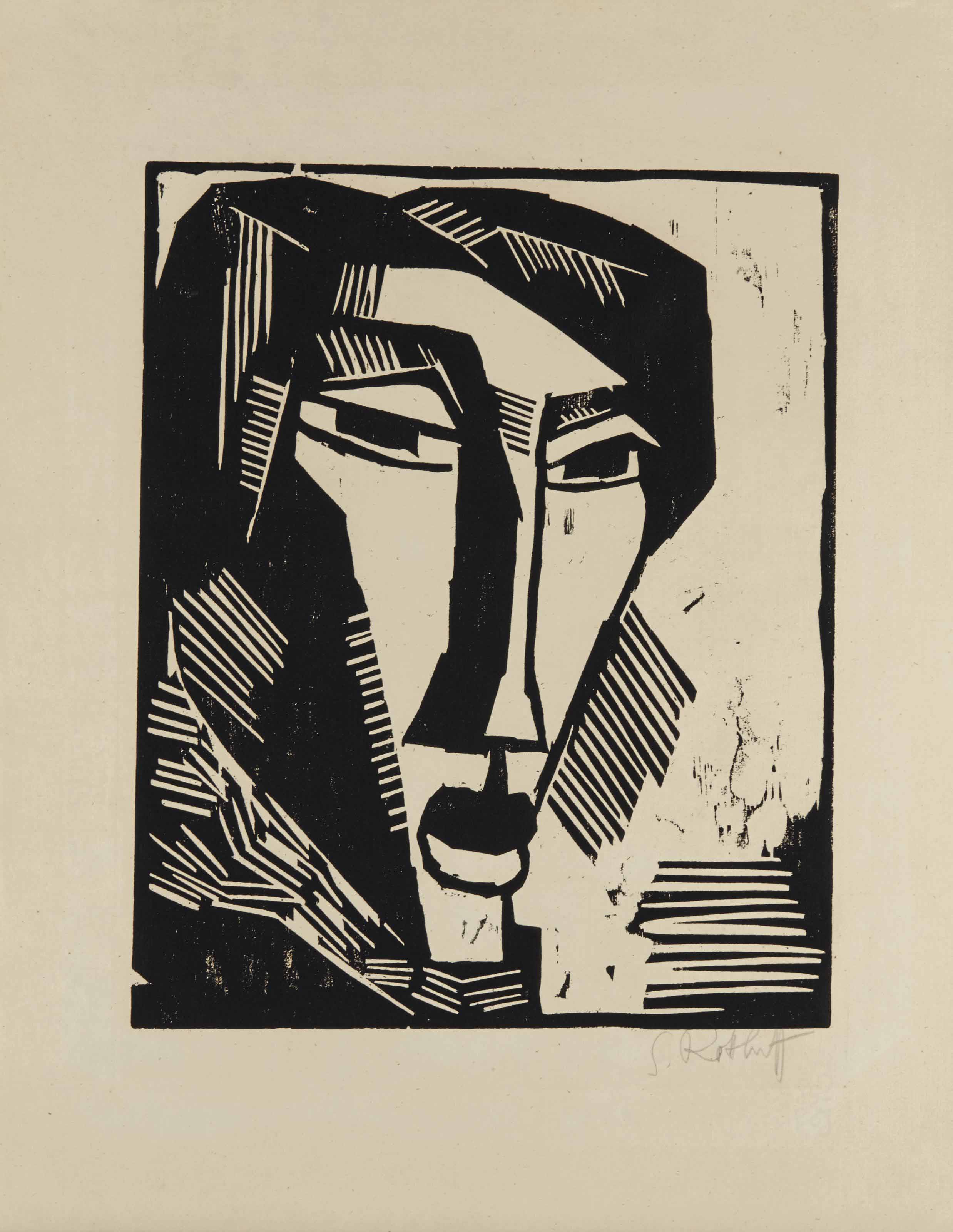 Karl Schmidt-Rottluff — Фрауэнкопф (Шапир H 184)
