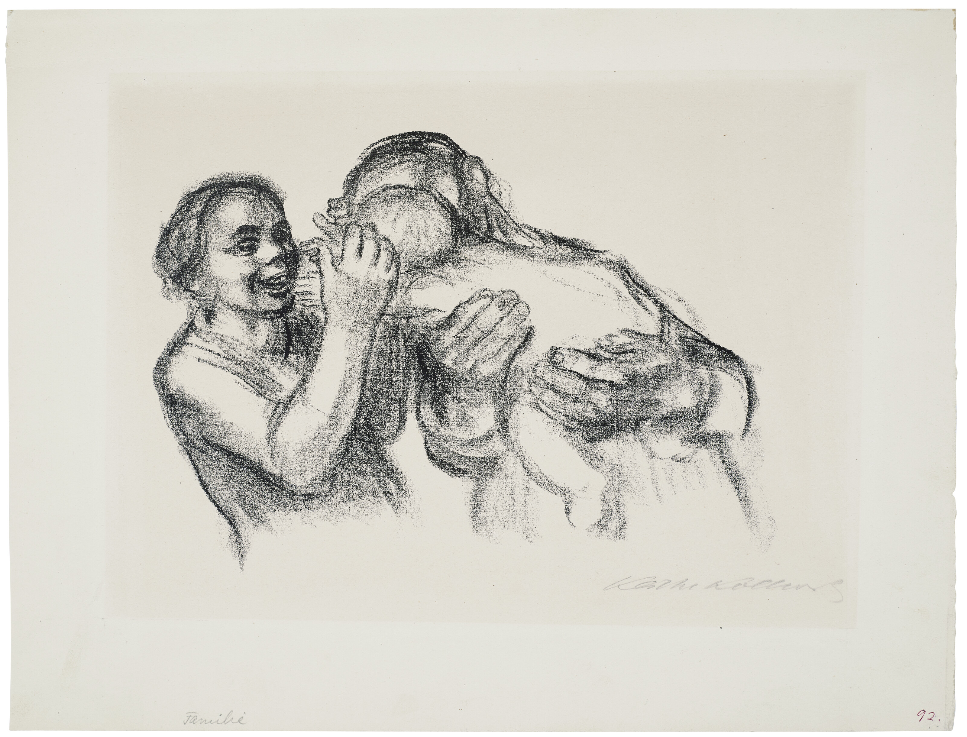 Käthe Kollwitz — Три гравюры художника, изображение 7