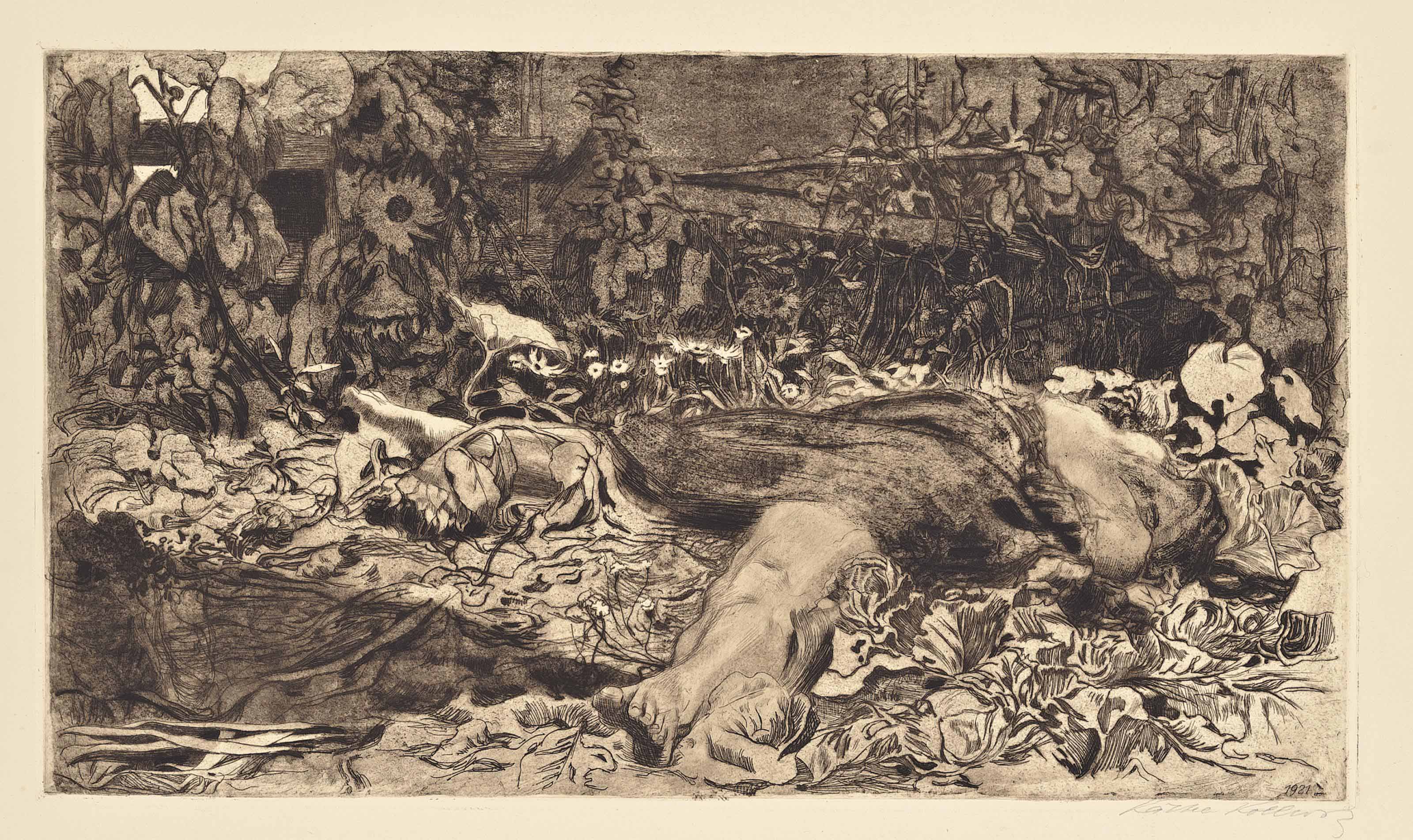 Käthe Kollwitz — Вержевальтигт, автор: Бауэрнкриг