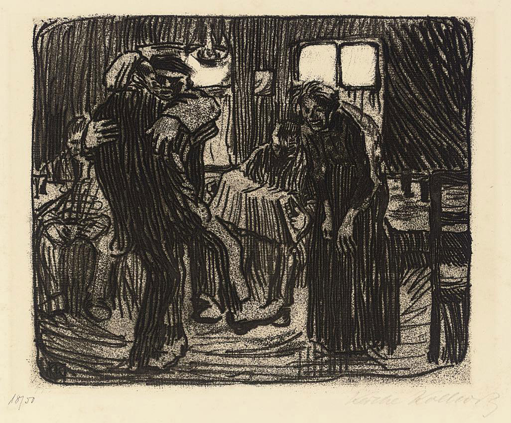 Käthe Kollwitz — Кнайпе для гамбургера (Кнезбек 55)