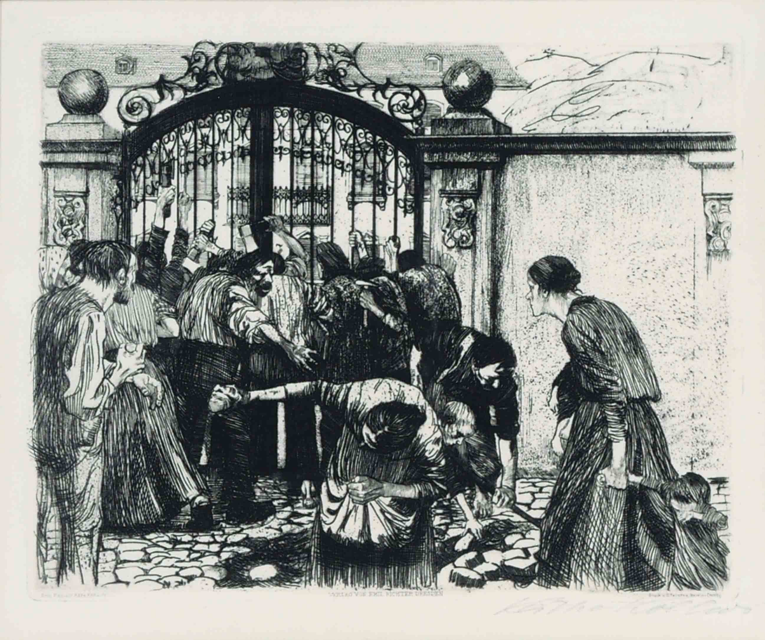 Käthe Kollwitz — Штурм (Кнезебек, 37; Клипштейн, 33)
