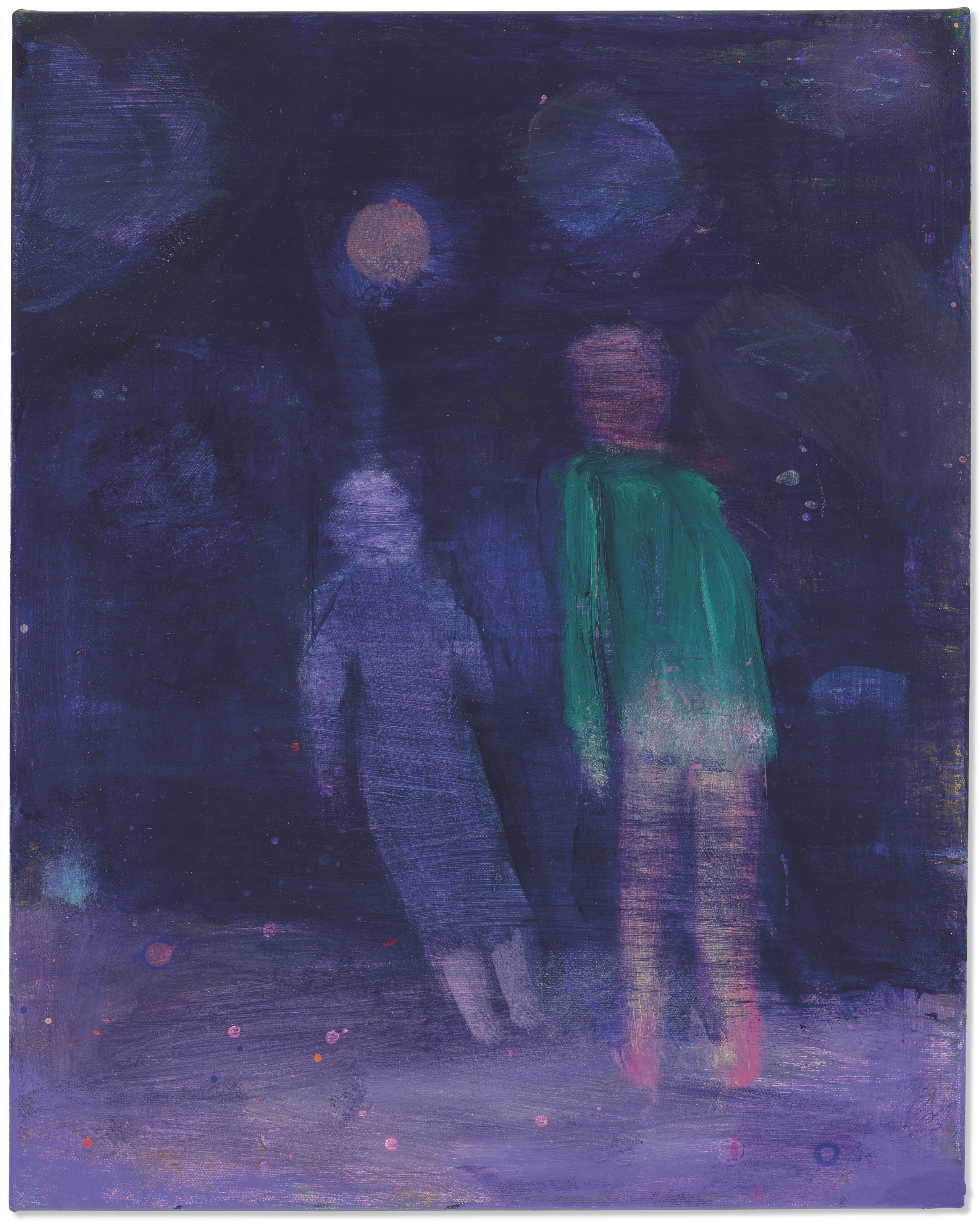 Katherine Bradford — Любители прогуляться по пляжу ночью