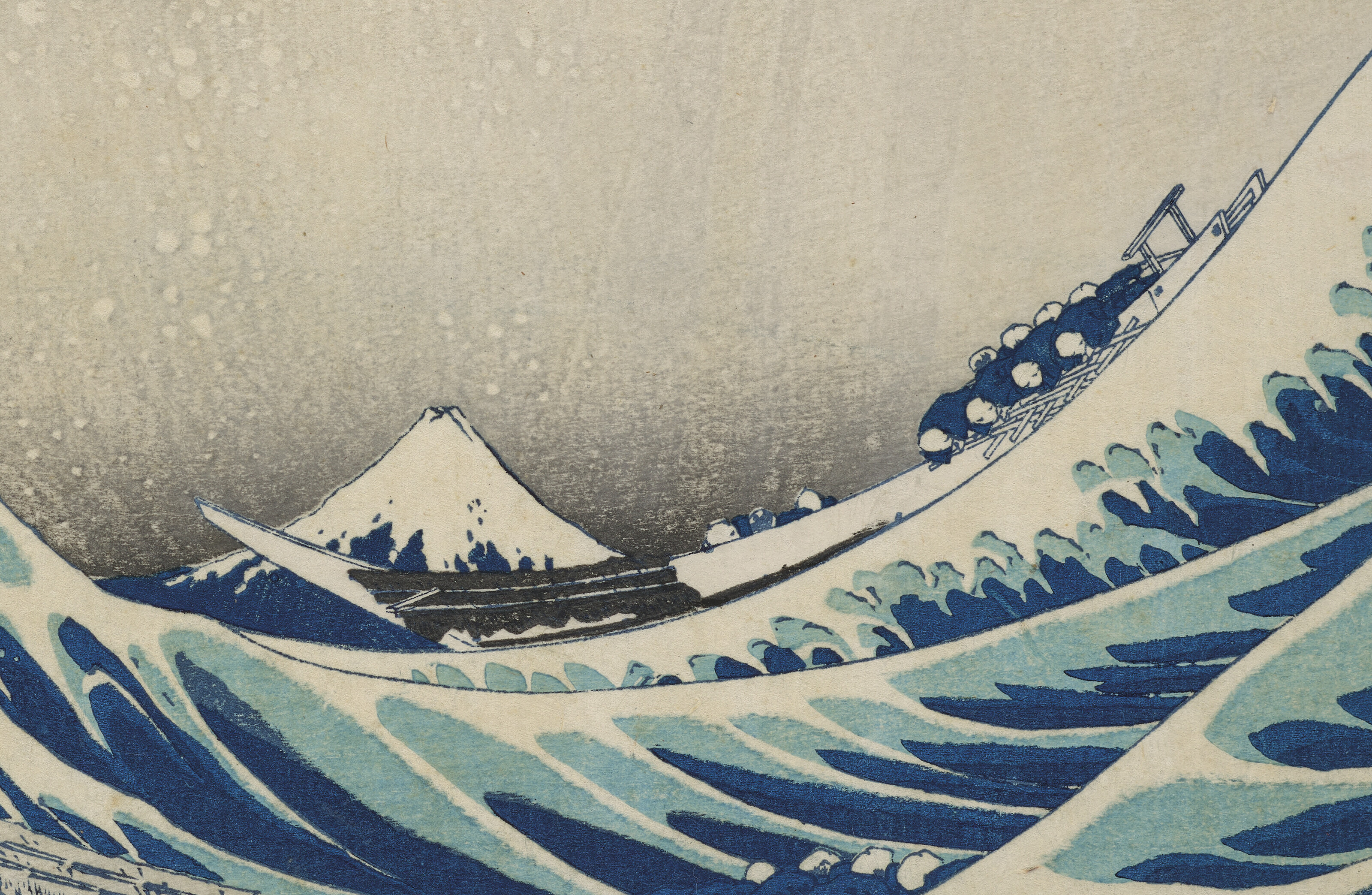 Katsushika Hokusai — Канагава оки нами ура (Великая смутность Канагавы) [“La Vague”], изображение 5