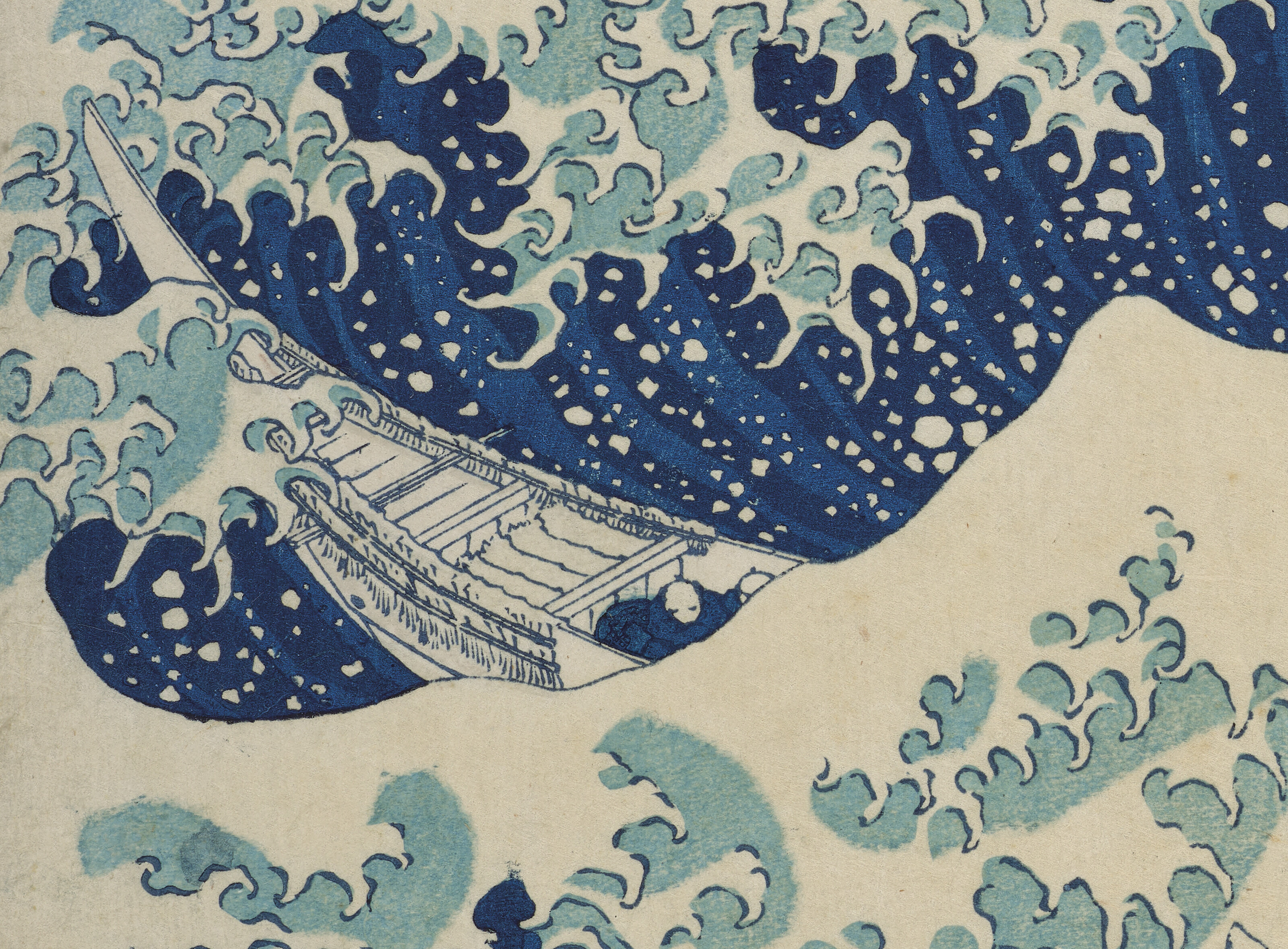 Katsushika Hokusai — Канагава оки нами ура (Великая смутность Канагавы) [“La Vague”], изображение 6