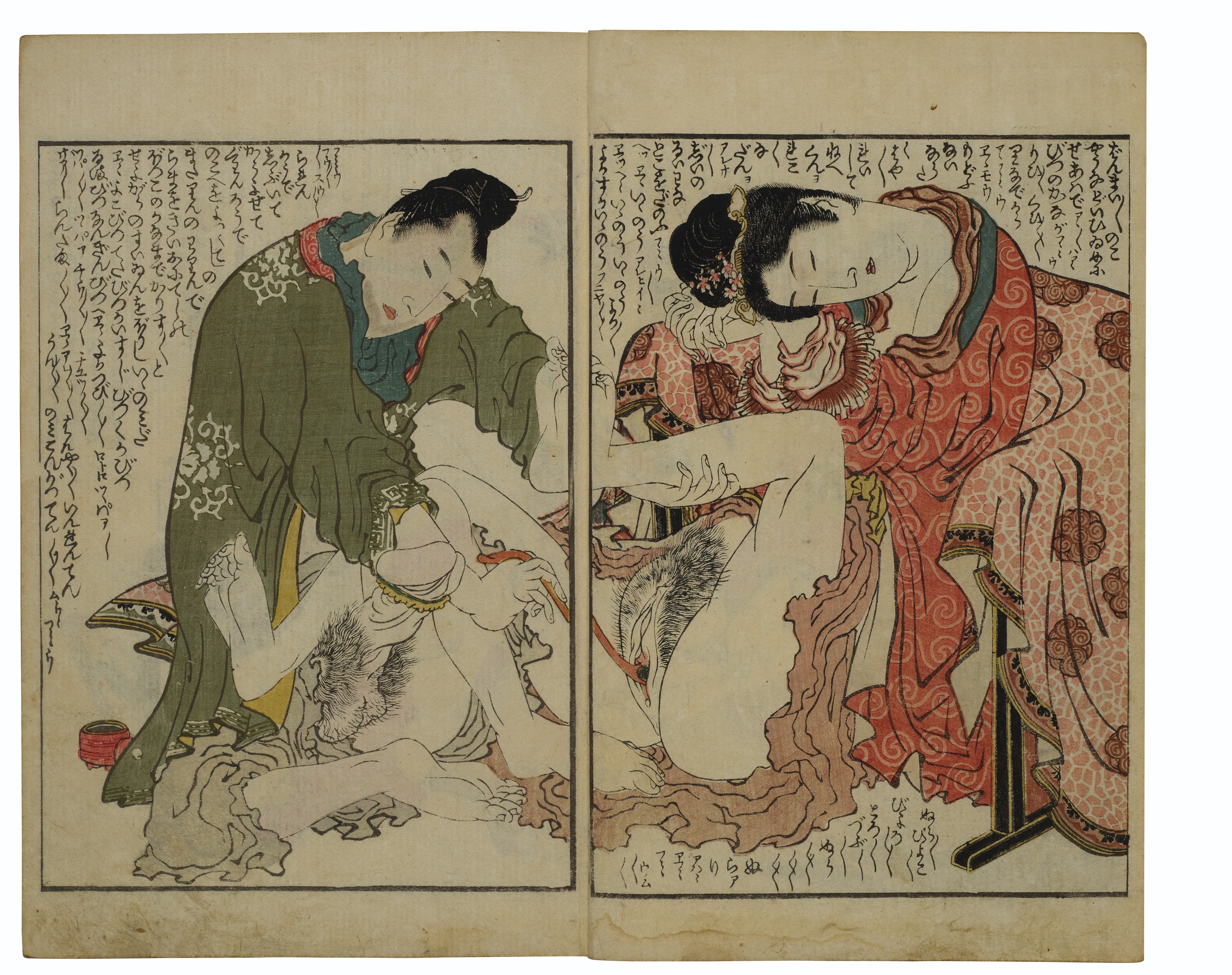 Katsushika Hokusai — Киноэ но Комацу (Тоска по любви), изображение 3