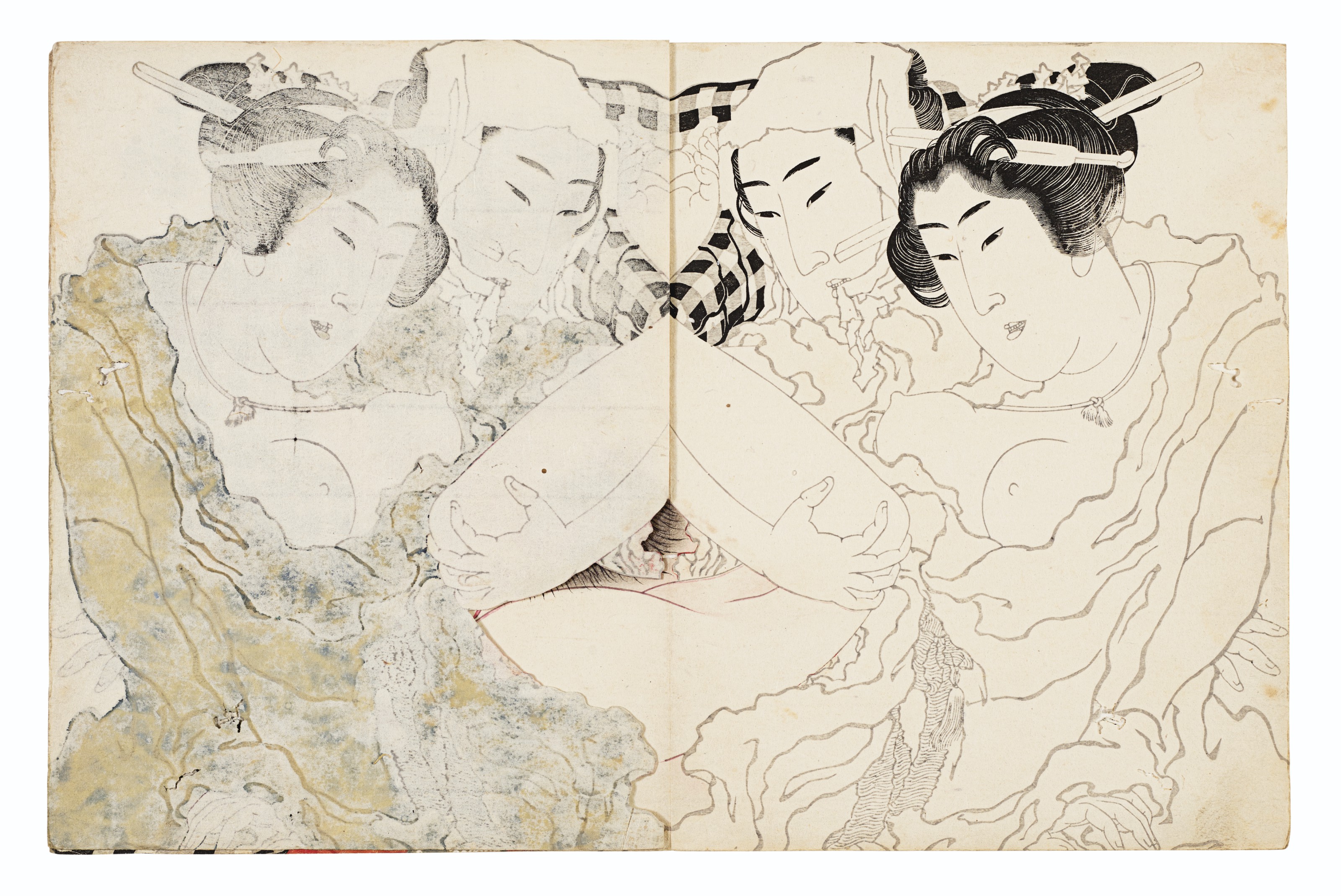 Katsushika Hokusai — Намичидори (Ржанки над волнами), изображение 2